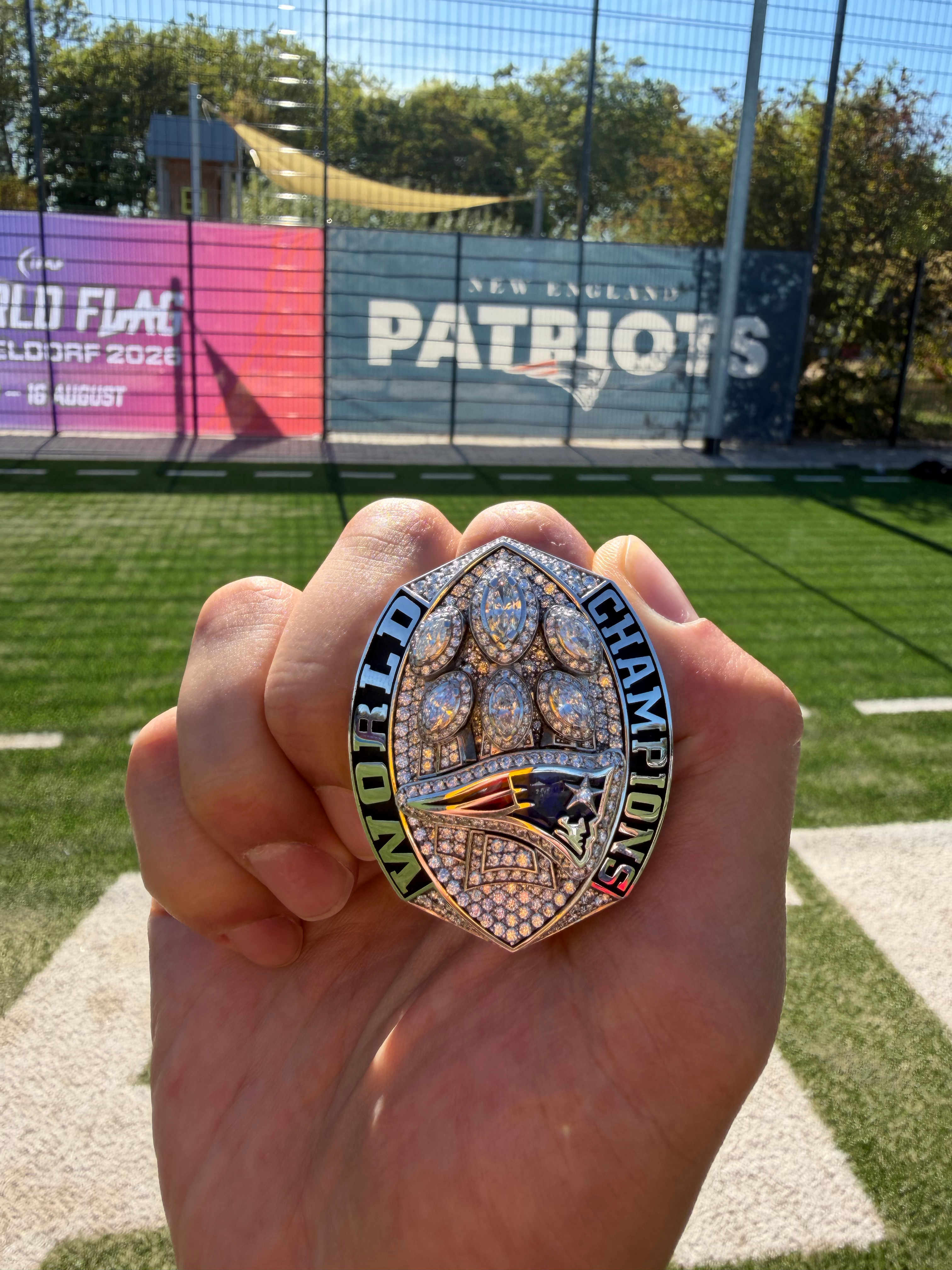 本次世锦赛之行的另一项重要收获❗️忙里偷闲参加了爱国者的体测，NFL标准，还赠送