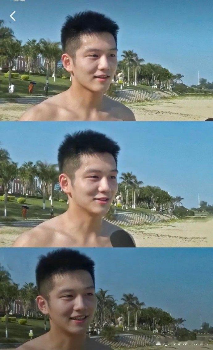 我滴个老天爷，瘦版小胖樊振东竟然这么帅 ​​​