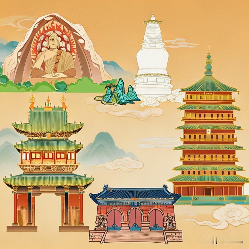 ✨平遥古城：国内保存最完整的明清古城，走在青砖石板路上，晋商传奇仿佛就在眼前。