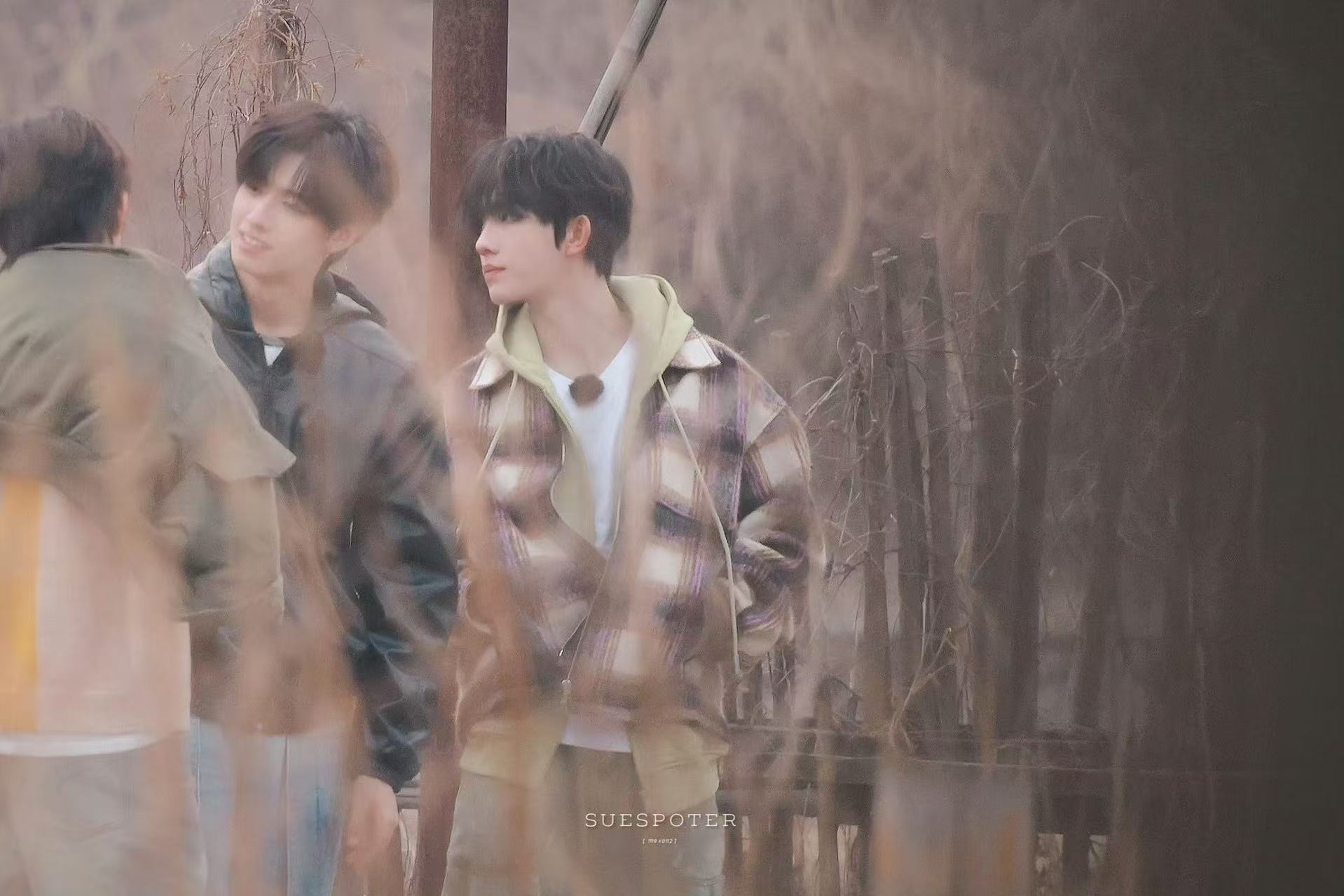 朱志鑫苏新皓犁地路透朱志鑫苏新皓种田路透往田边一站就这么合拍，朱志鑫苏新皓真的自