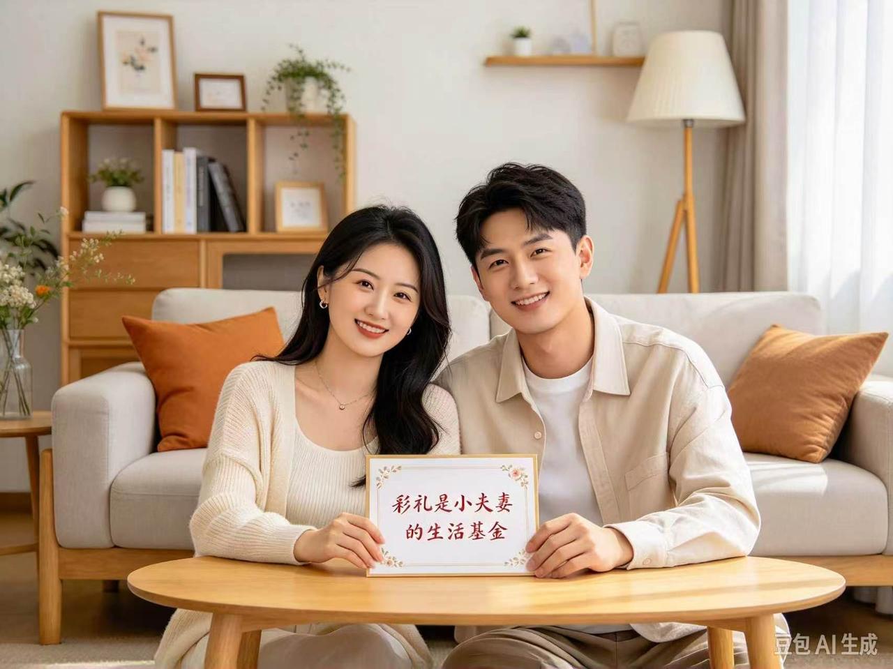 我们这里的彩礼：不会被女方的父母呑下。

在男婚女嫁，彩礼之所以引起争议，一个很