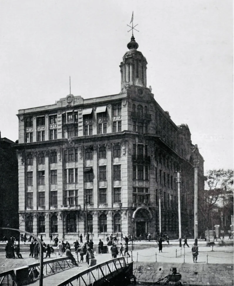 1916年上海外滩第一幢钢结构建筑·有利大楼