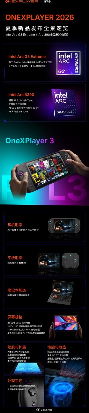 好久没关注掌机，但这个是真稀罕了，如果说一台Windows掌机只能选一个代表，那