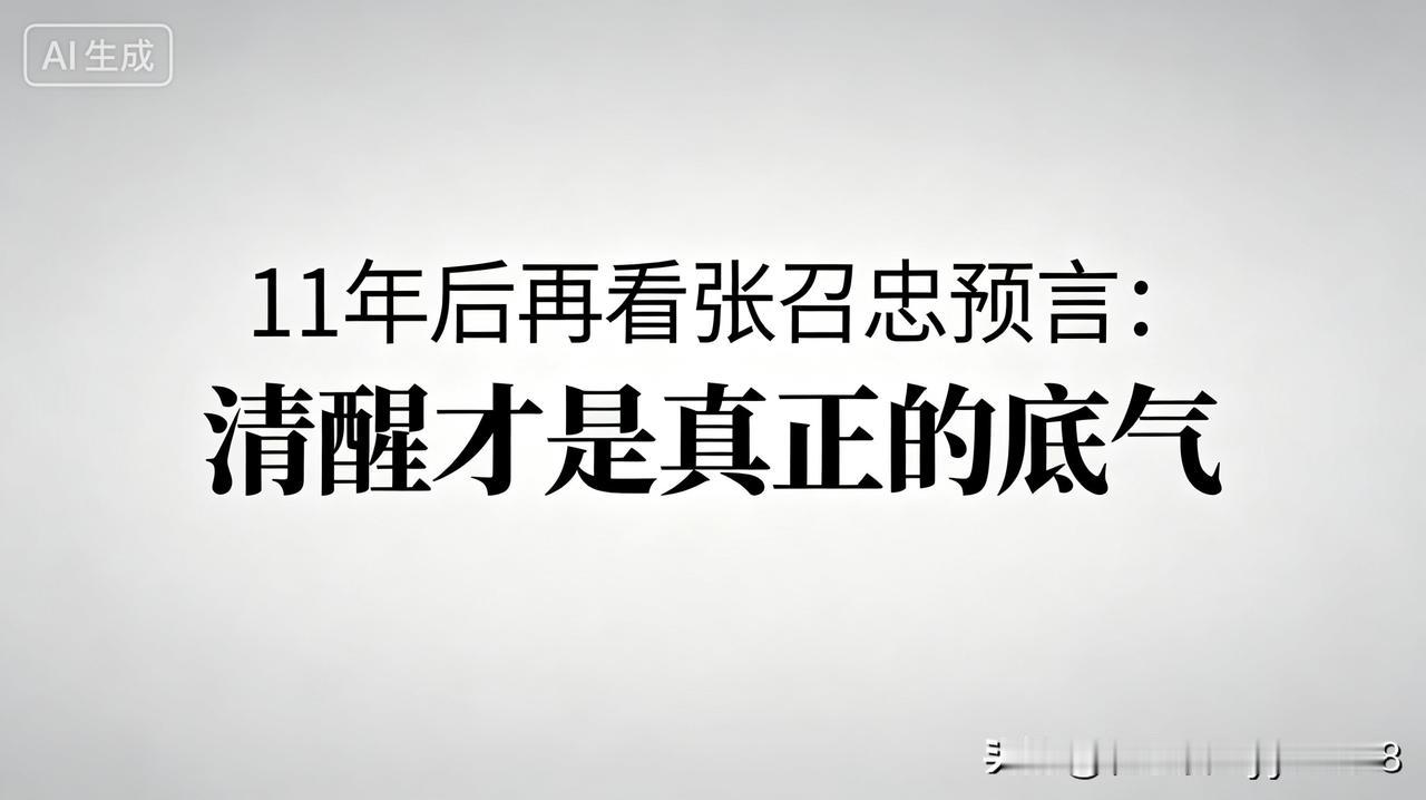 2015年张召忠在节目里一番理性研判，当年不少网友觉得太过保守，甚至调侃泼了大众