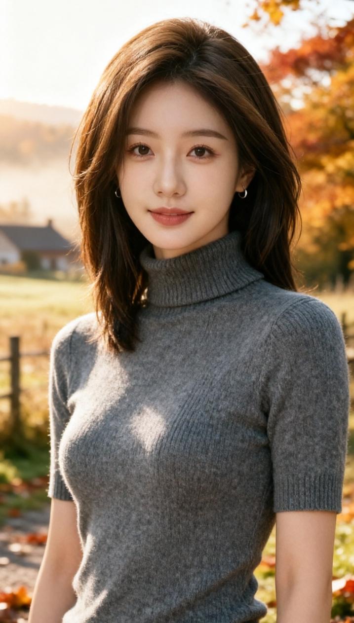 秋风起，美人如画。
