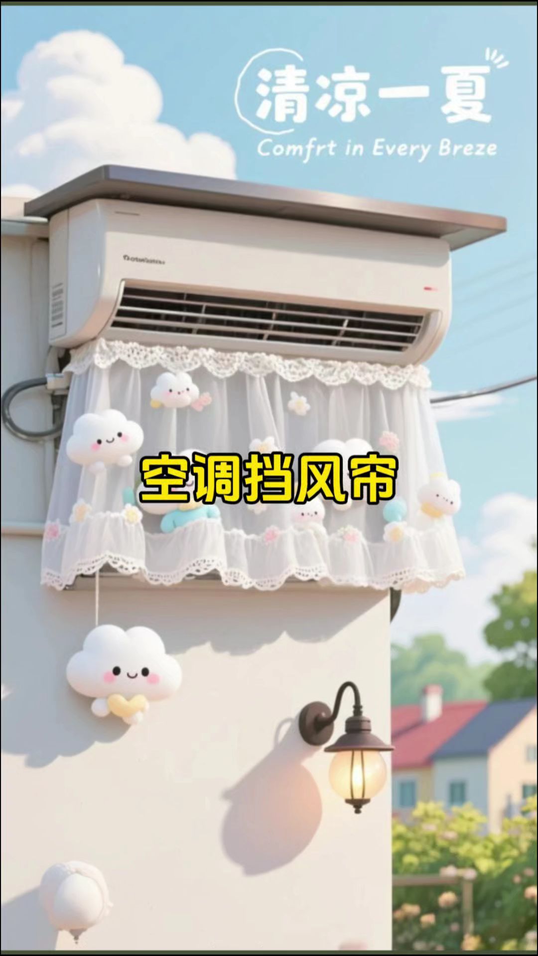 别让冷风吹！这款空调挡风帘守护你的温暖夜晚 家里有老人小孩一定要备上这...