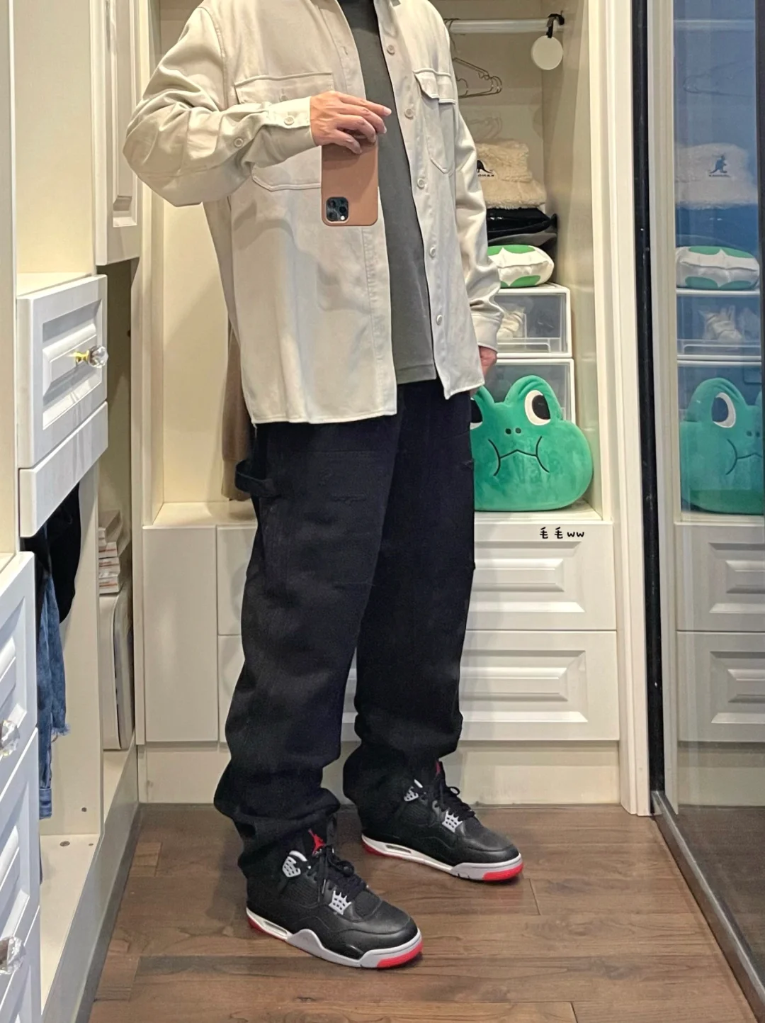 衬衫叠穿｜工装风穿搭