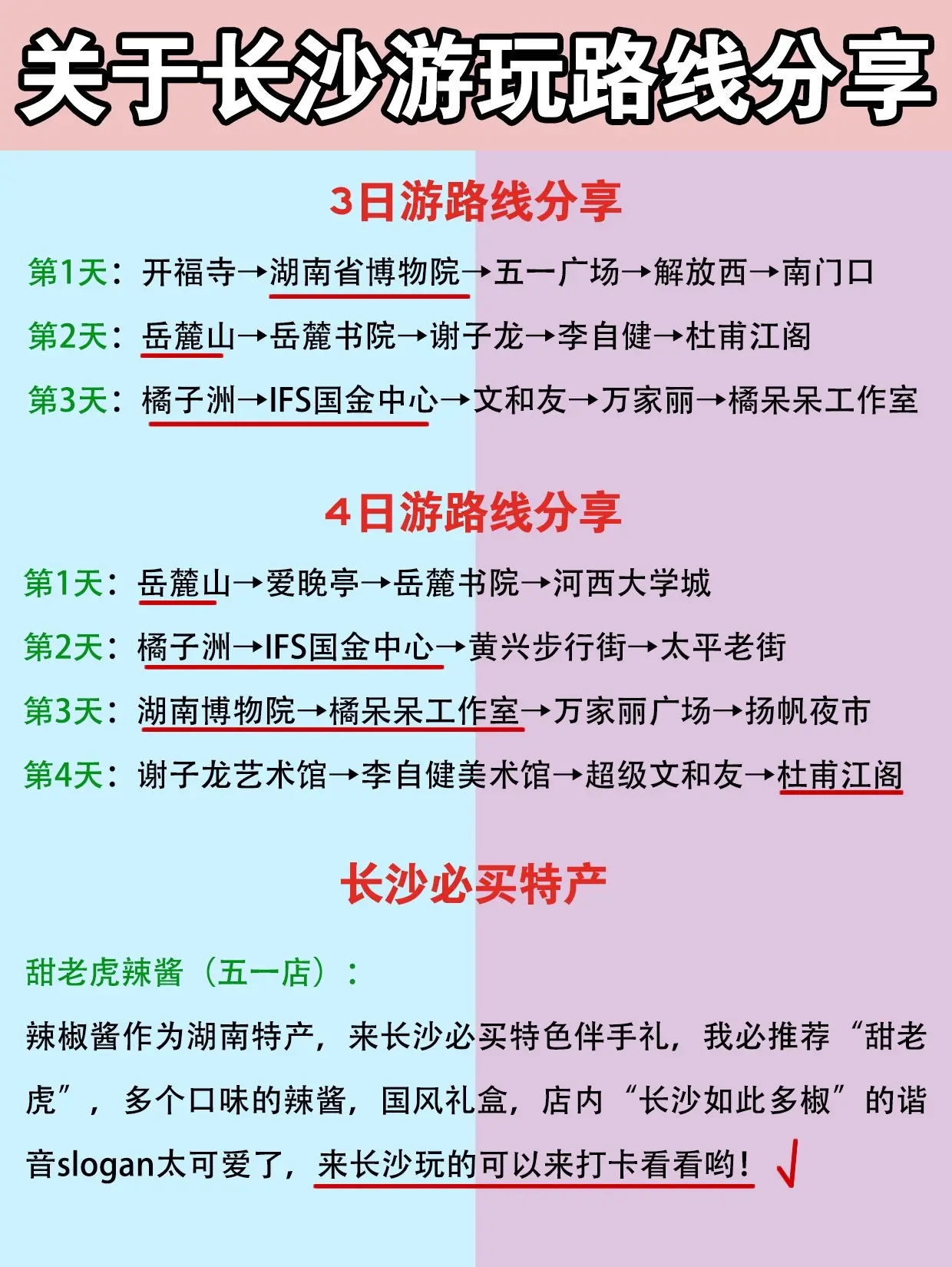 女生来长沙巨实用预约攻略，一次总结！