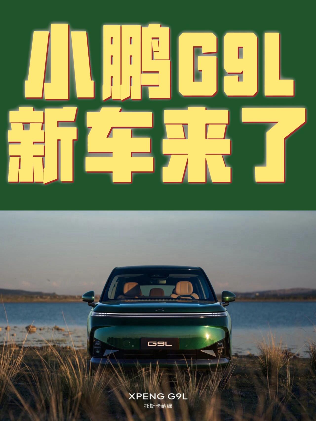 小鹏G9L目前公开了四款外观色：珠峰白、峡湾灰、托斯卡纳绿、普罗旺斯紫。

内饰