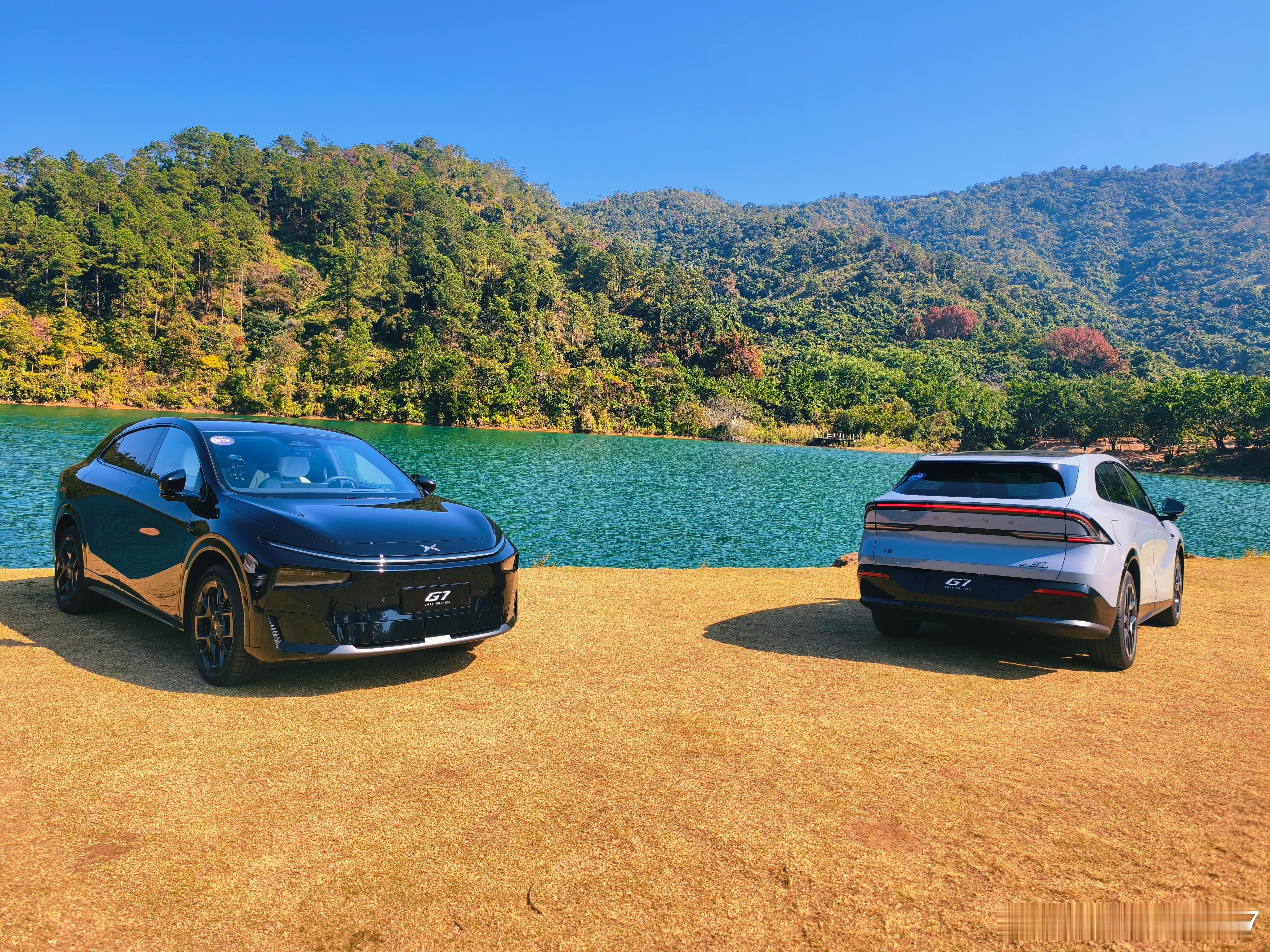 今天上午开G7超级增程跑了小200公里，这个能耗水平怎么样？P7+要明天才能体验