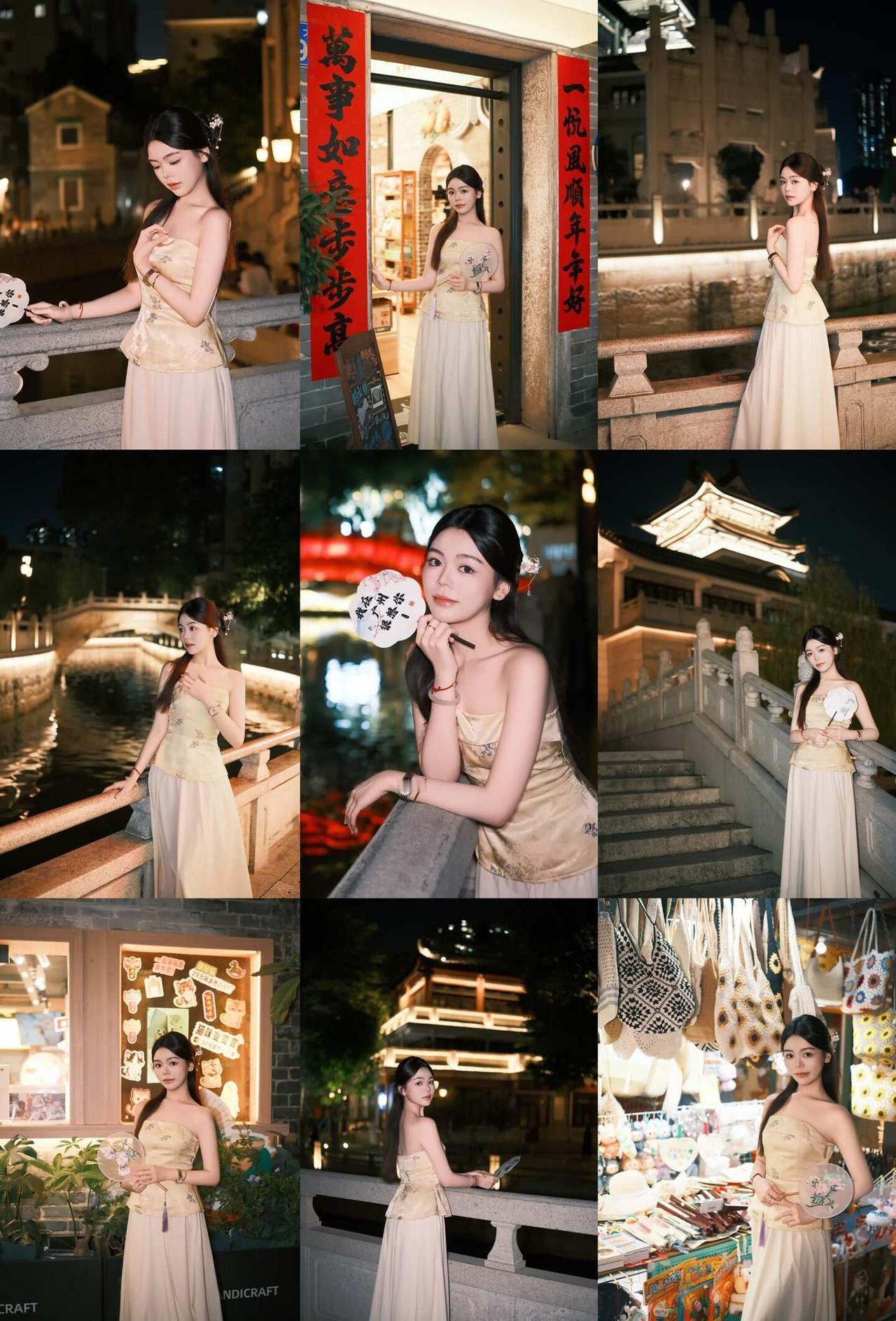 永庆坊拍照📸📸📸
✨广州夜游天花板！永庆坊的夜也太懂浪漫了吧😭 “看似天