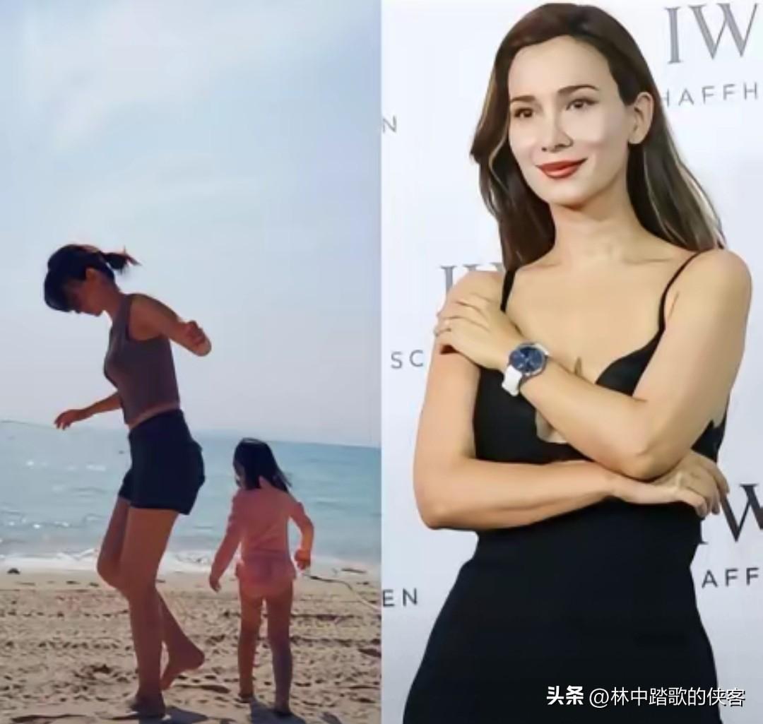 不得不说，
基因这东西，它就是厉害。
你看40岁卢靖姗，二胎产子才仨月，就跟孕前