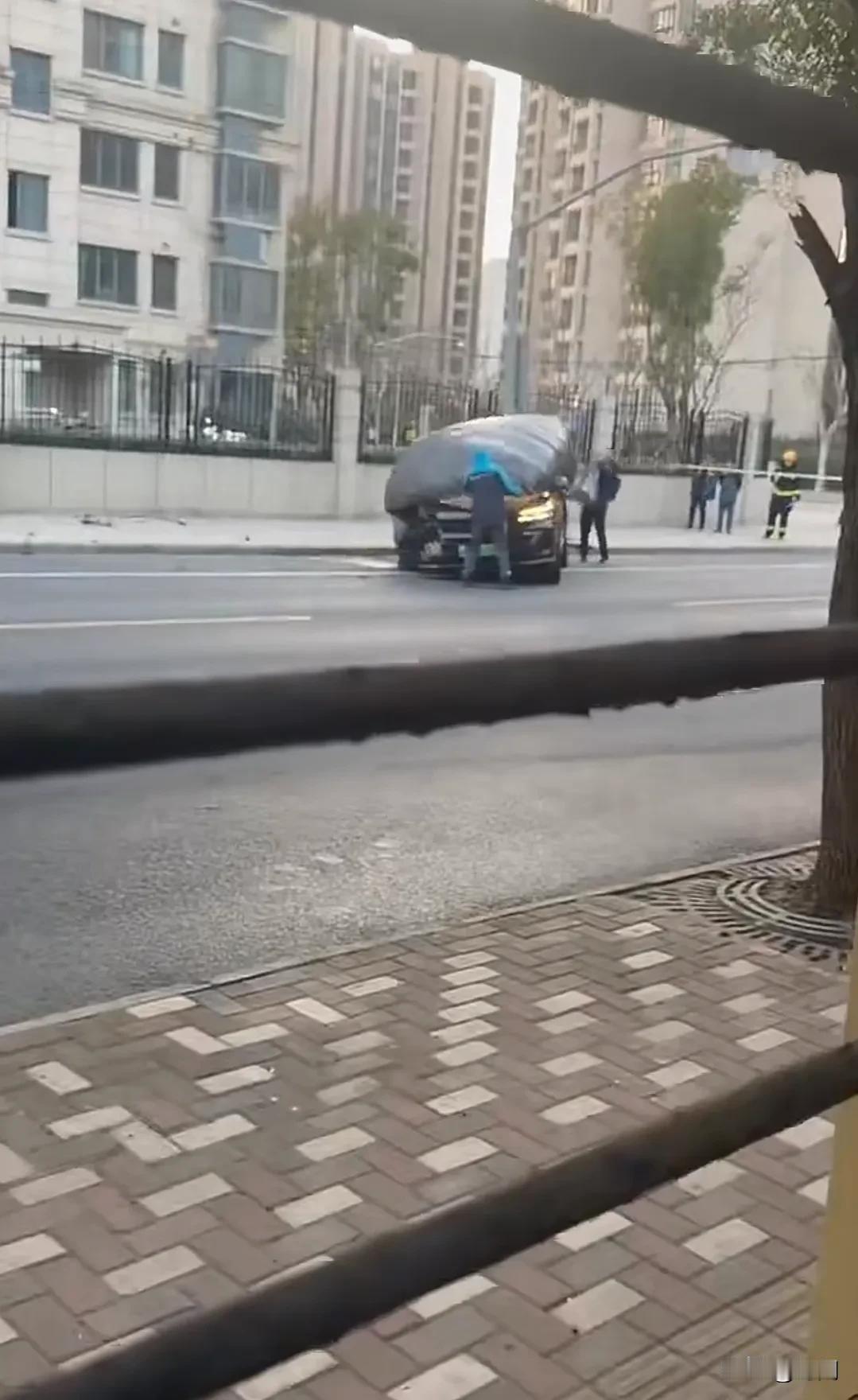 新能源汽车如果出口国外，在大街上出了事故或者起火断轴，当地4S店如果马上派人抠标