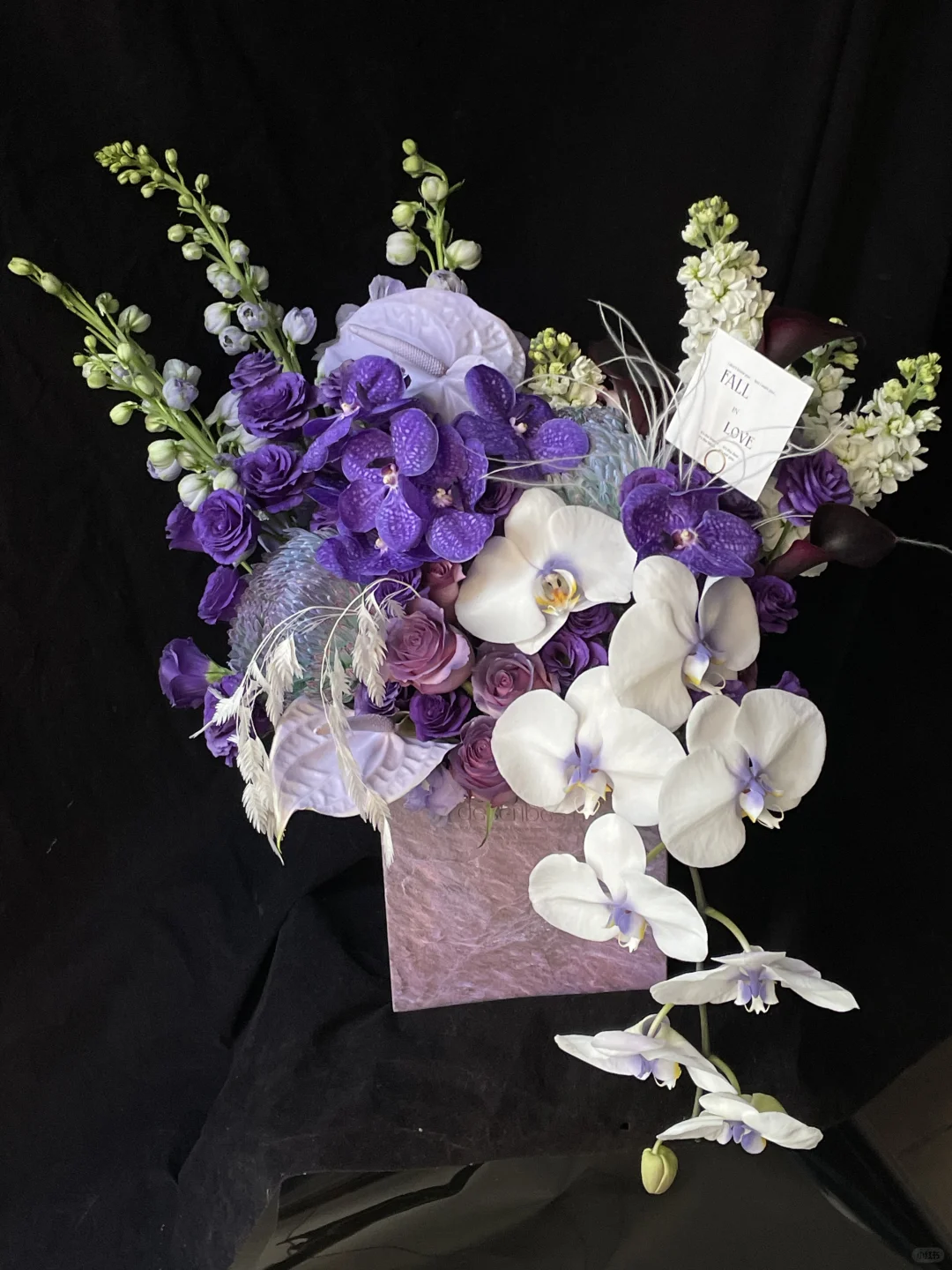 紫色系抱抱桶/沈阳花店