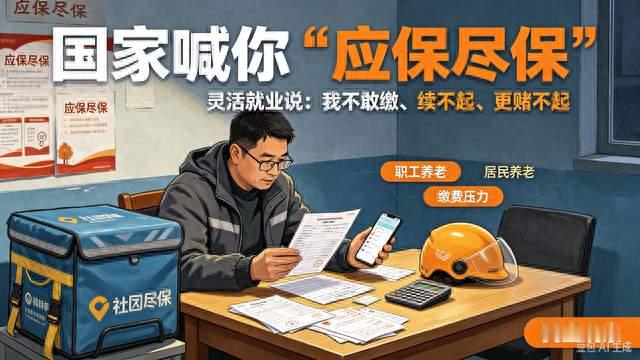 国家喊你“应保尽保”，灵活就业说：我不敢缴、续不起、更赌不起