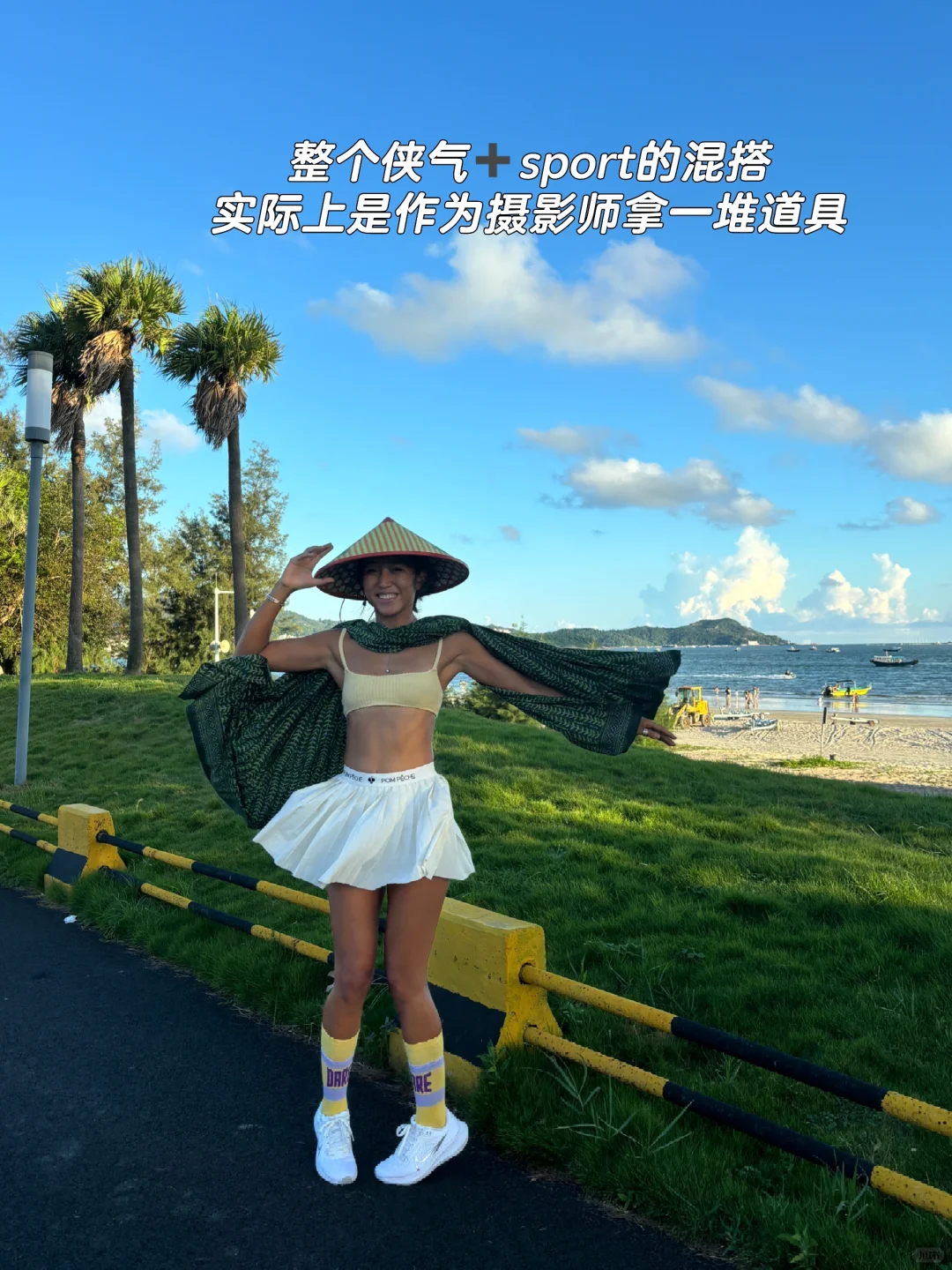 sporty chic🏃🏾‍♀️黑皮户外girl多少粘点儿
