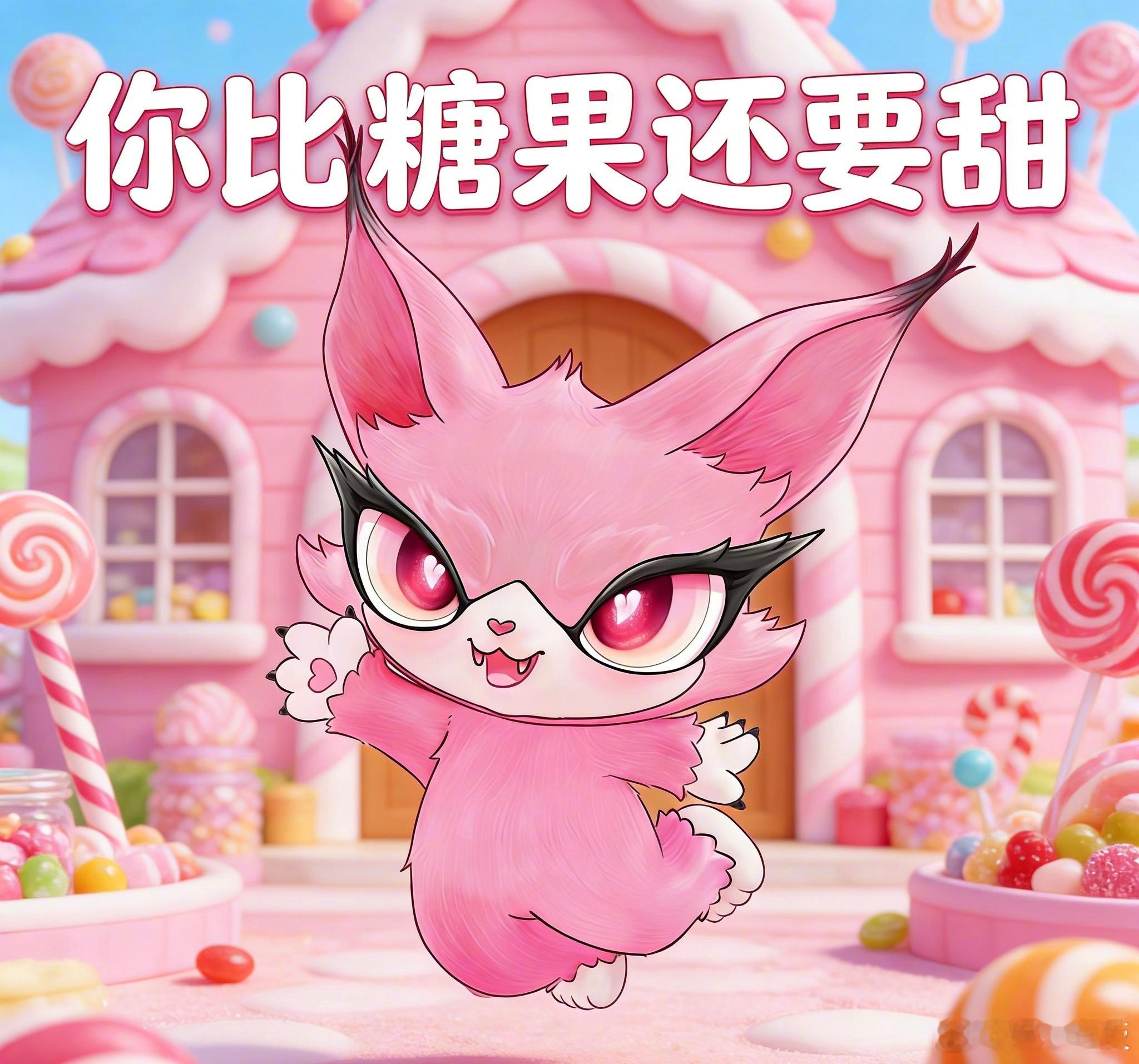 在喵娲娲的世界里不说爱说什么喵娲娲 爱你老喵 古灵精怪的喵小爱闪亮登场✨！点子超