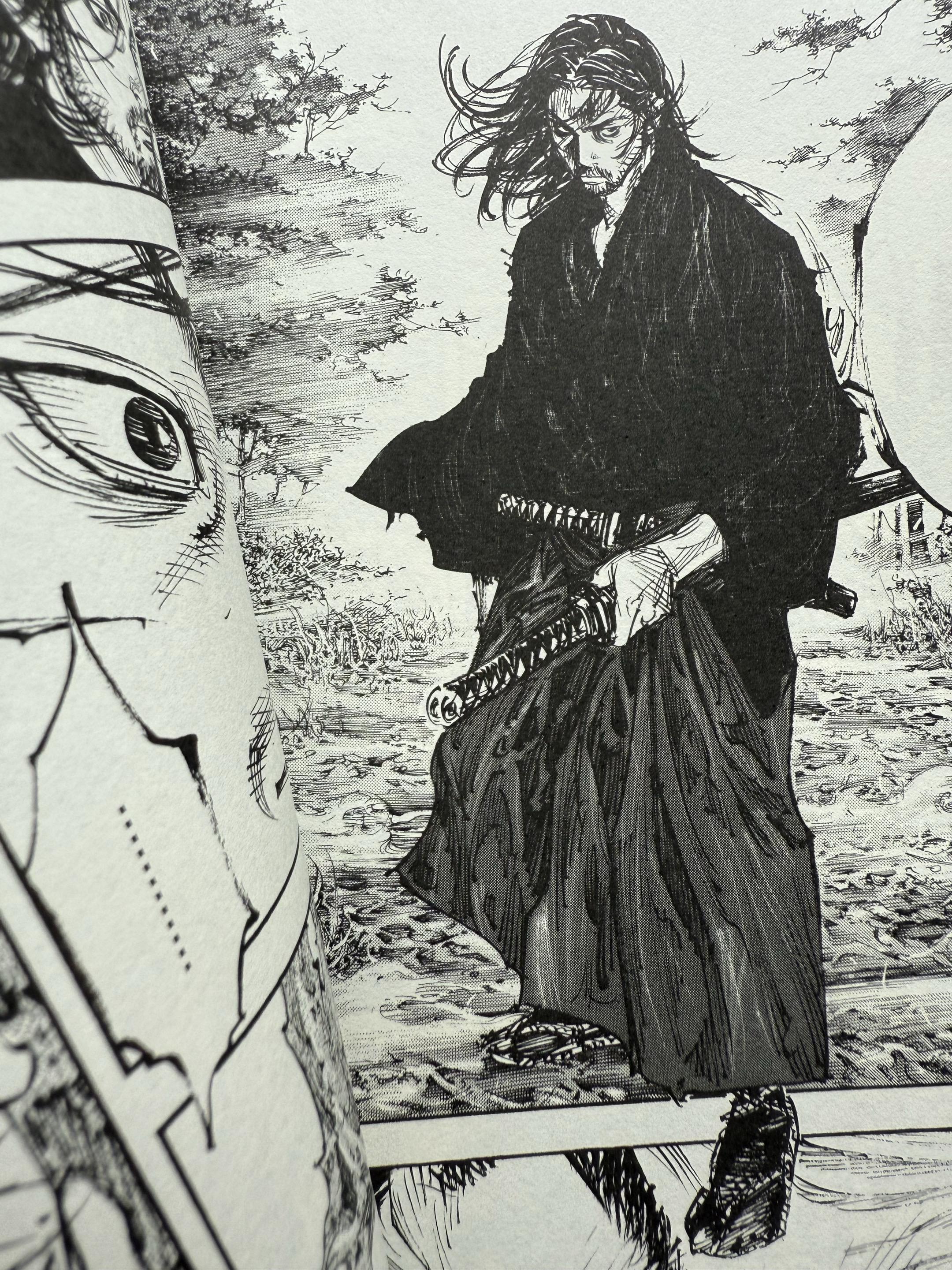 井上雄彦对杀意的刻画。我个人倒是感觉我拍的一些漫画图蛮用心的，不过好像...