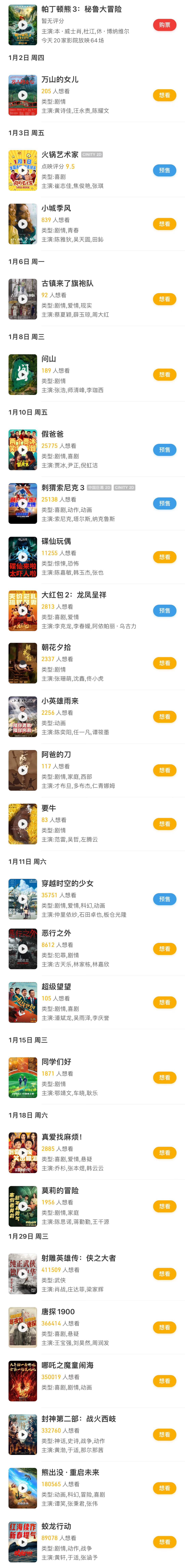 我，一月看13部 