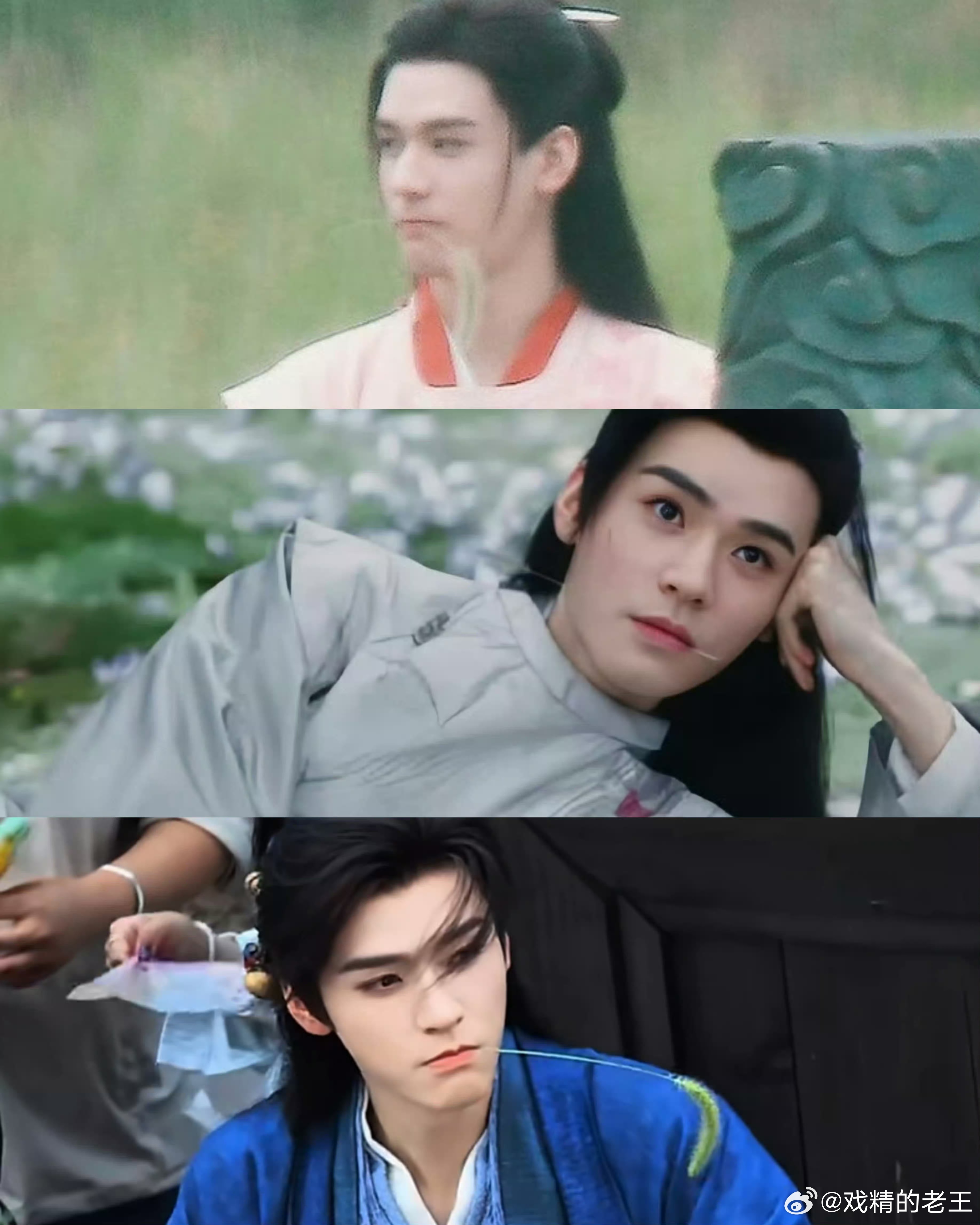龚俊妥妥剧抛脸同款姿势花式换萌感，一人演三种可爱画风，角色互不撞脸简直太神奇了。