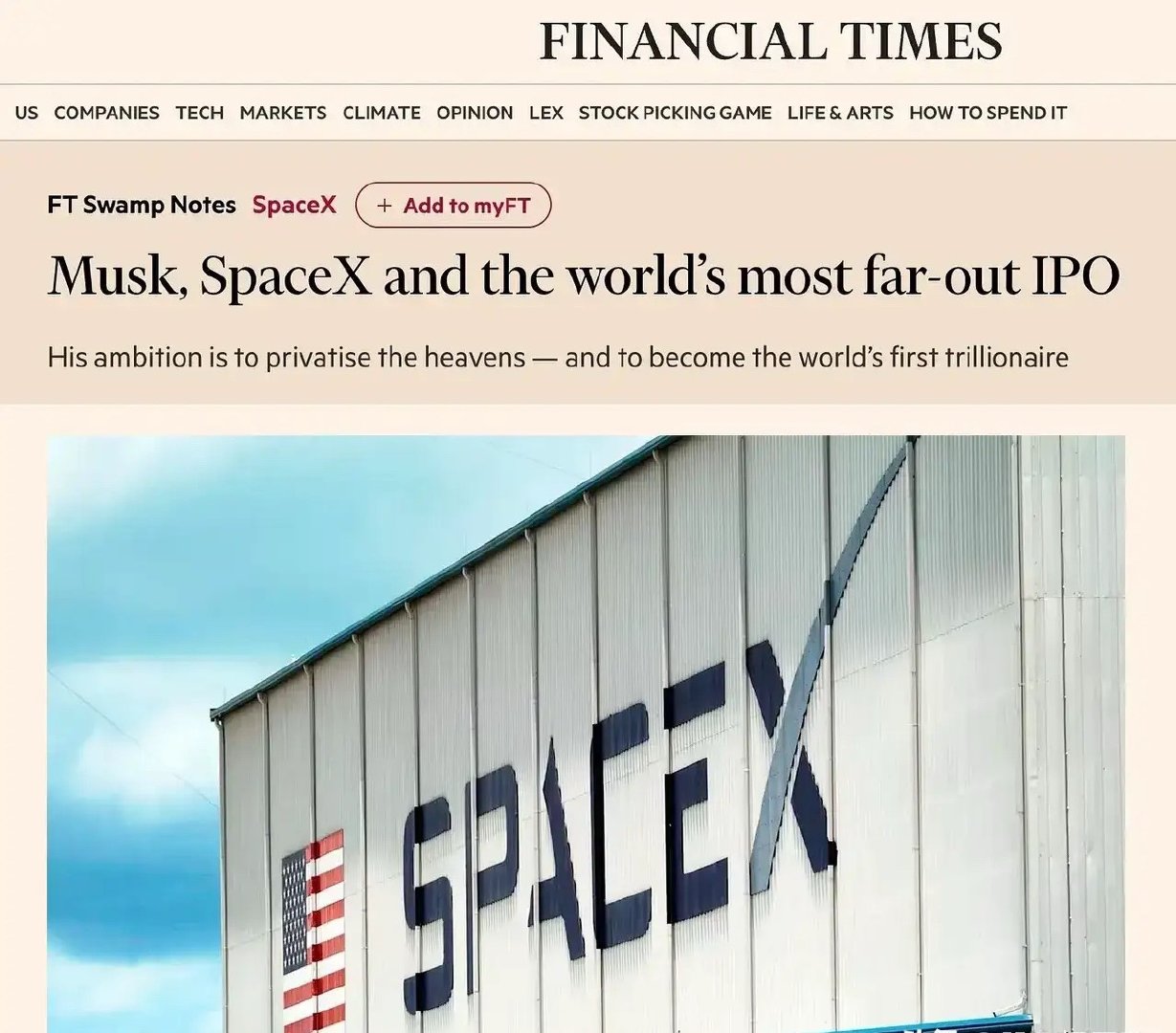 昨夜Space X在纳斯达克敲钟上市，股票代码SPCX，发行价135美元，募资7