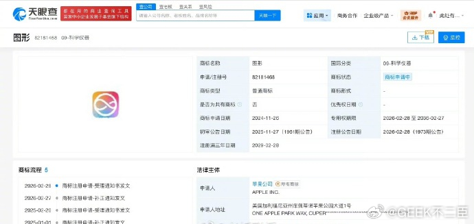 苹果已在中国申请多枚AI图形商标北京时间3月31日，苹果AI系统Apple In