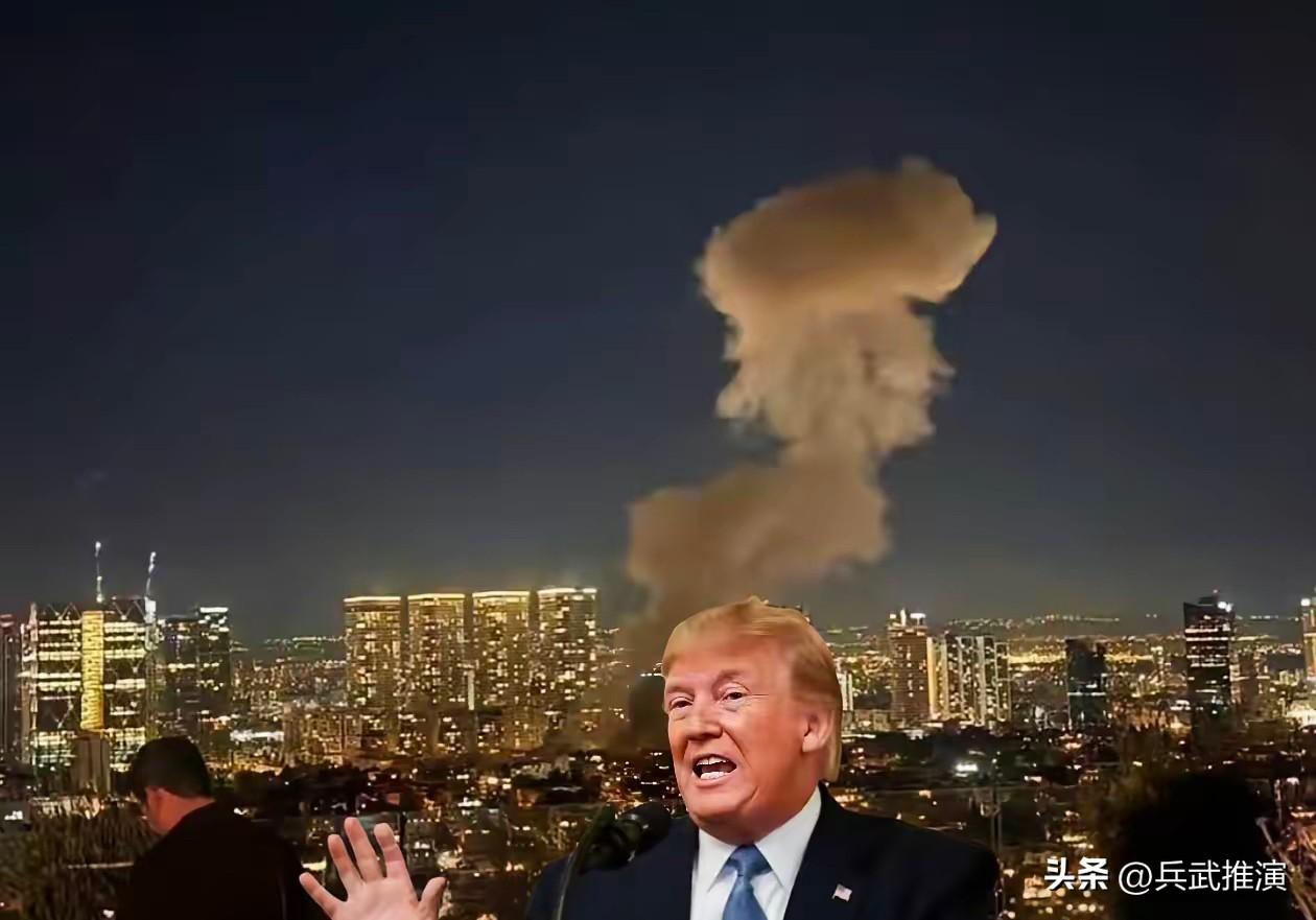 其实，特朗普所有的疯狂，只有两个目的。

特朗普现在到处挑事，看着是打伊朗、打委