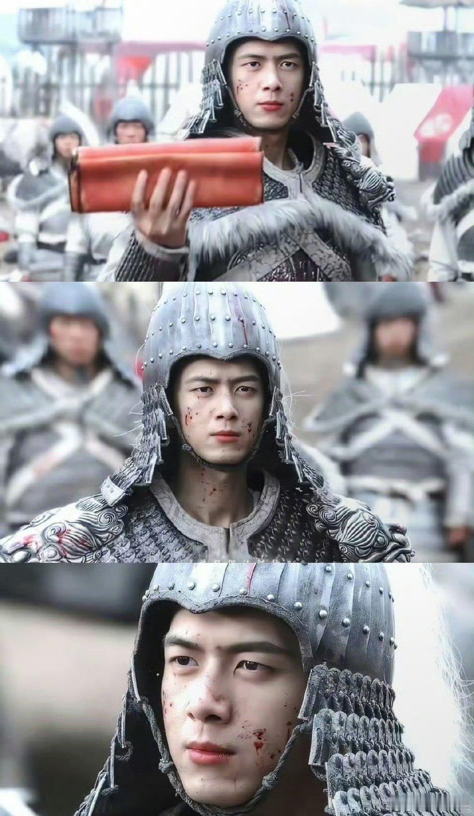 眼睛长得太不行了所以1这种本来应该很衬人的盔甲造型还不如2这种帽子 ​​​