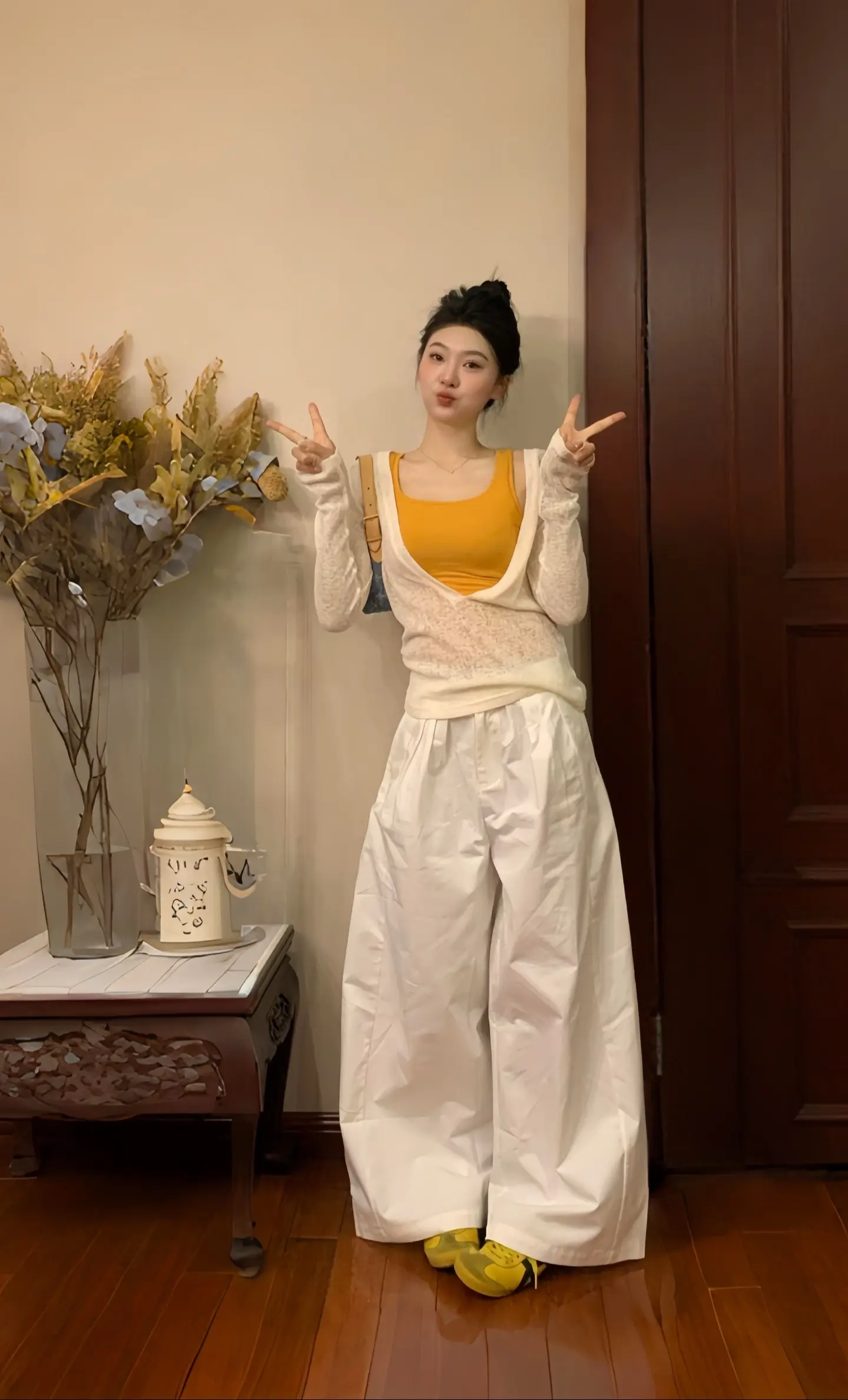 韩系松弛感穿搭