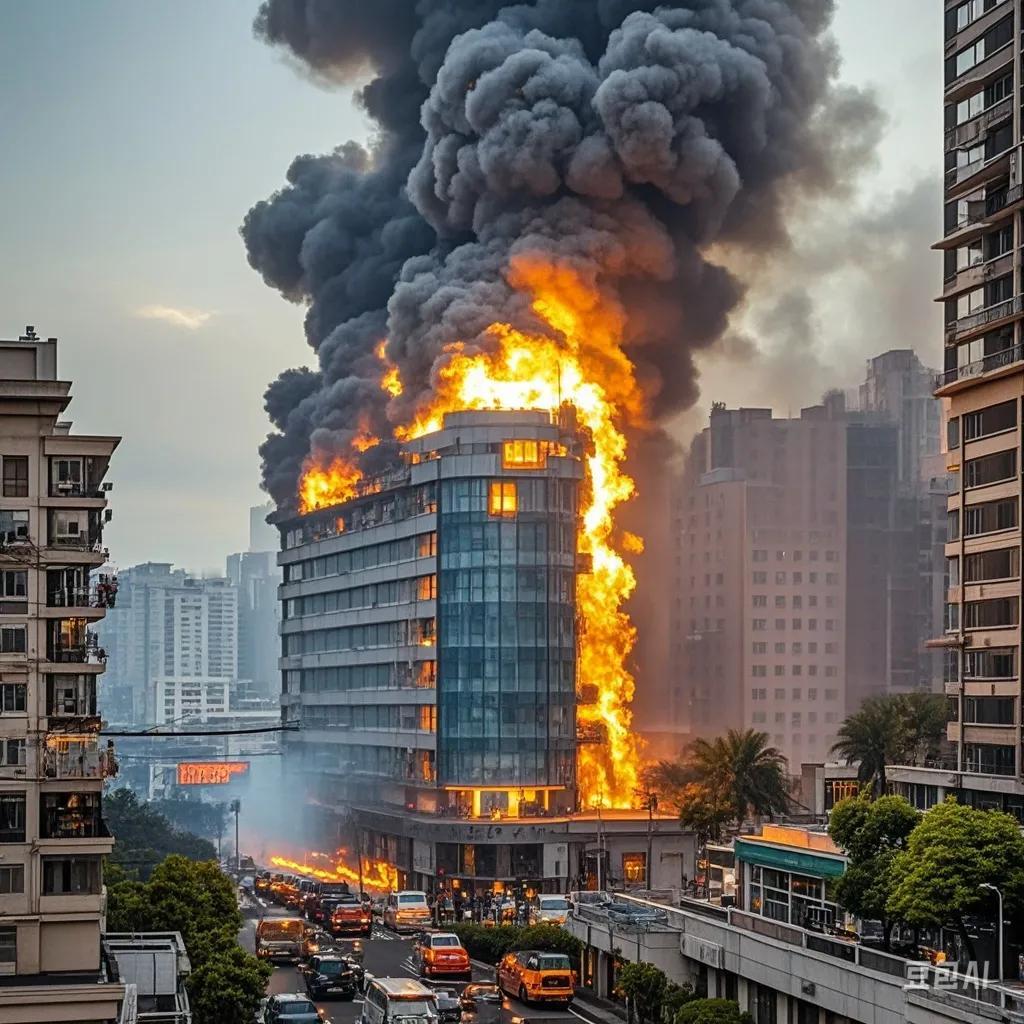 成都一家酒店突发火灾1人病危2人危重！，数十人被浓烟困住！火灾现场情况如何？为什