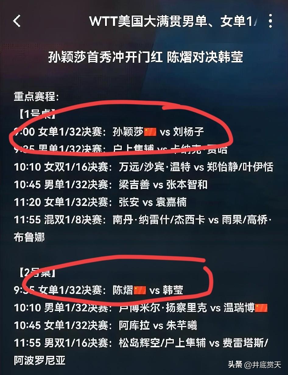 央视当然要优先安排足球直播了，乒乓球要靠后排。但不是完全不直播乒乓球，比如今天（