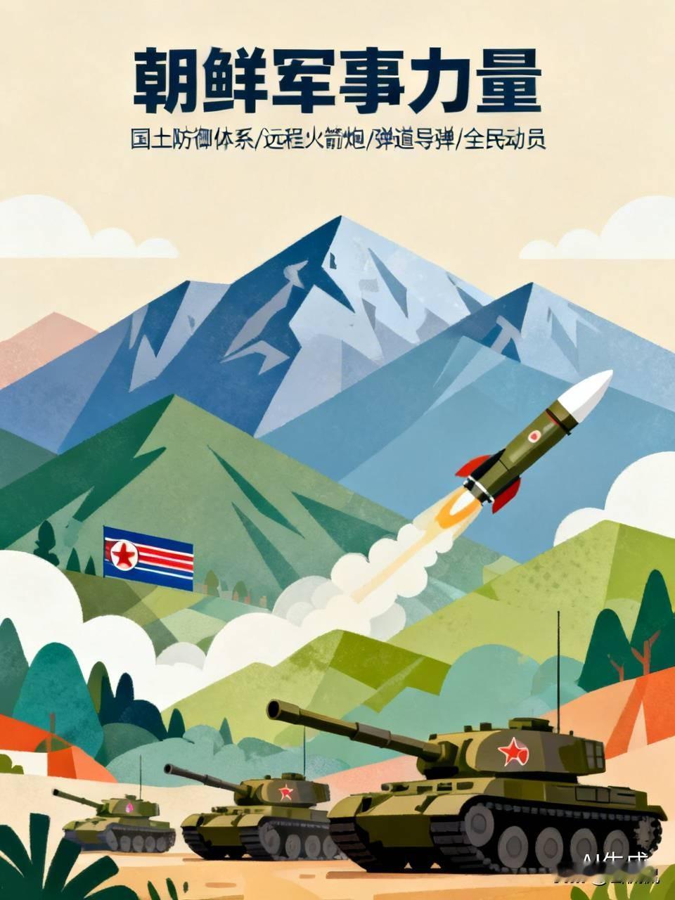 拨开西方媒体常年刻意矮化的迷雾，朝鲜整体军力绝非外界想象那般孱弱，综合战力稳稳压