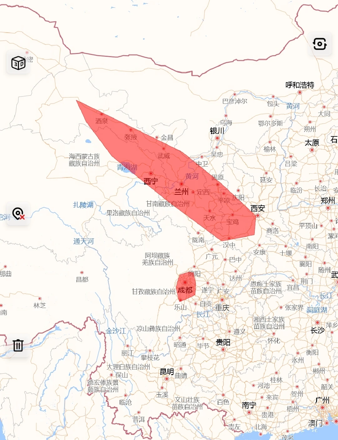 6-14朝霞地图