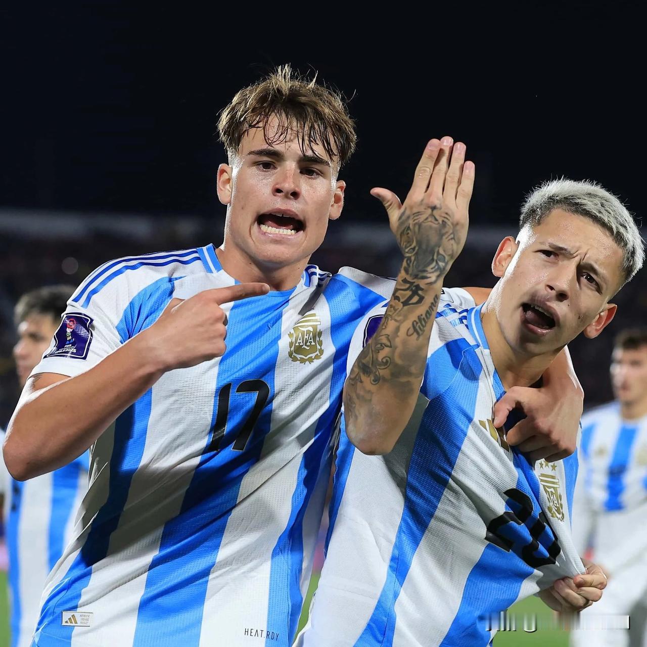 时隔18年阿根廷再次晋级世青赛决赛，祝贺 !