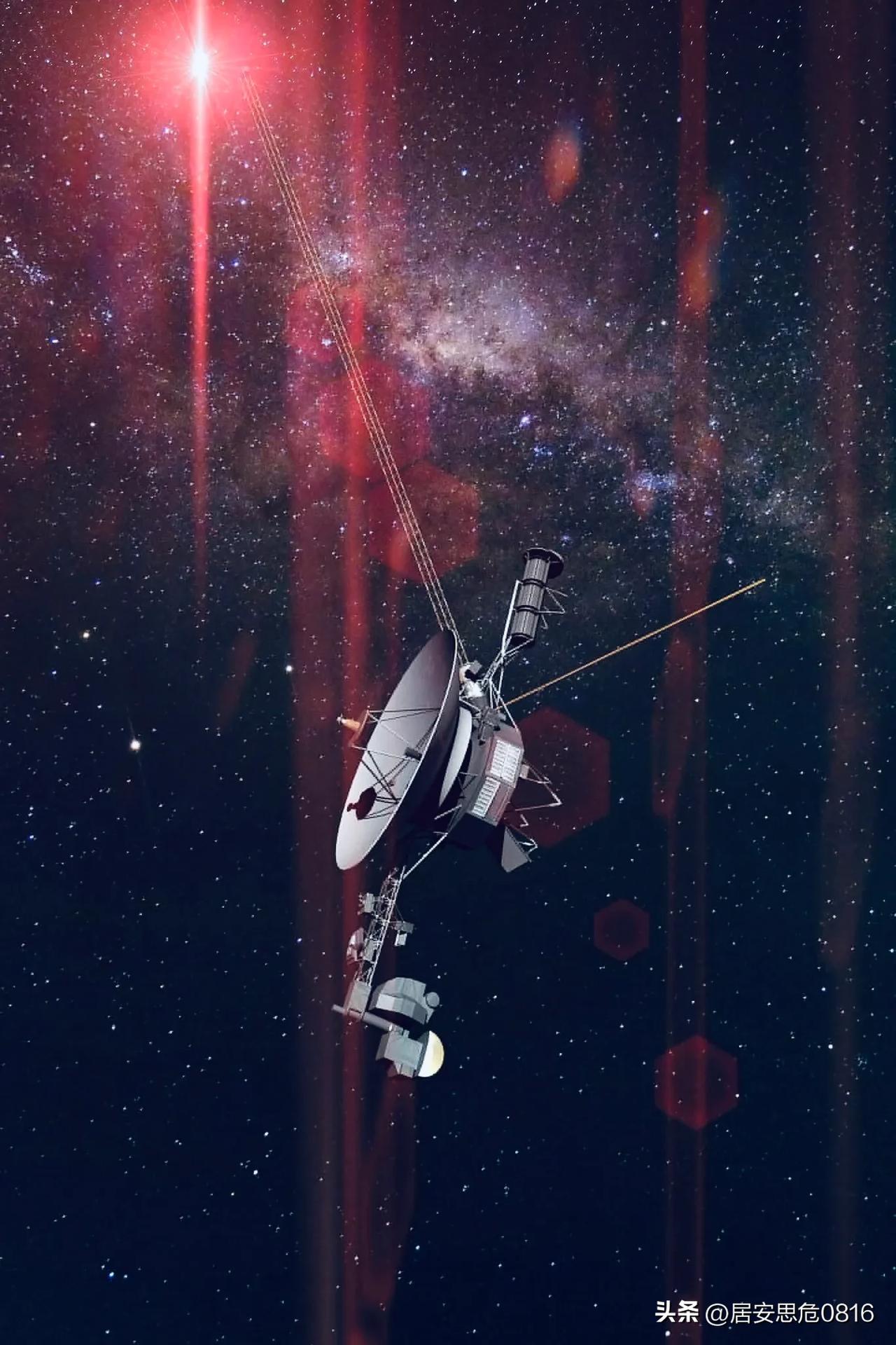 🚨旅行者1号即将到达距离地球1光日处。

48 年后，里程接近 160 亿英里