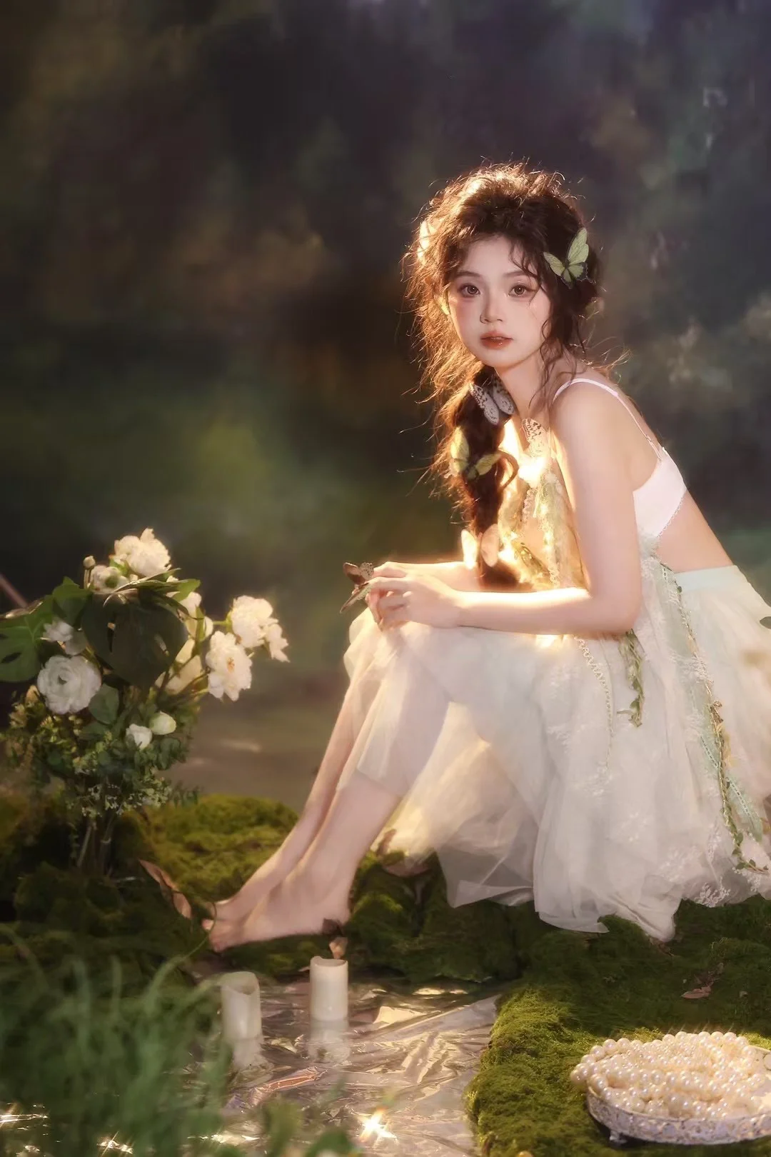 春日蝴蝶🦋｜她好像从画里走来