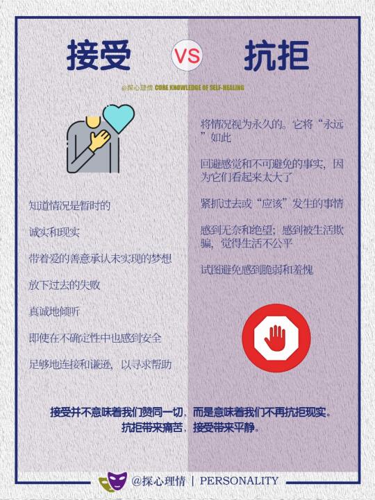 抗拒带来痛苦，接受带来平静