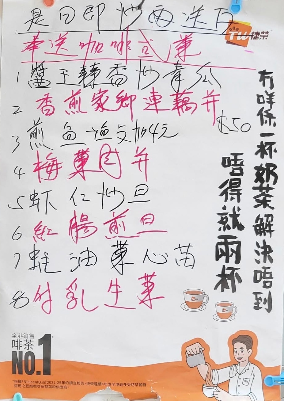 「冇咩係一杯奶茶解決唔到」是日草根階層金句 