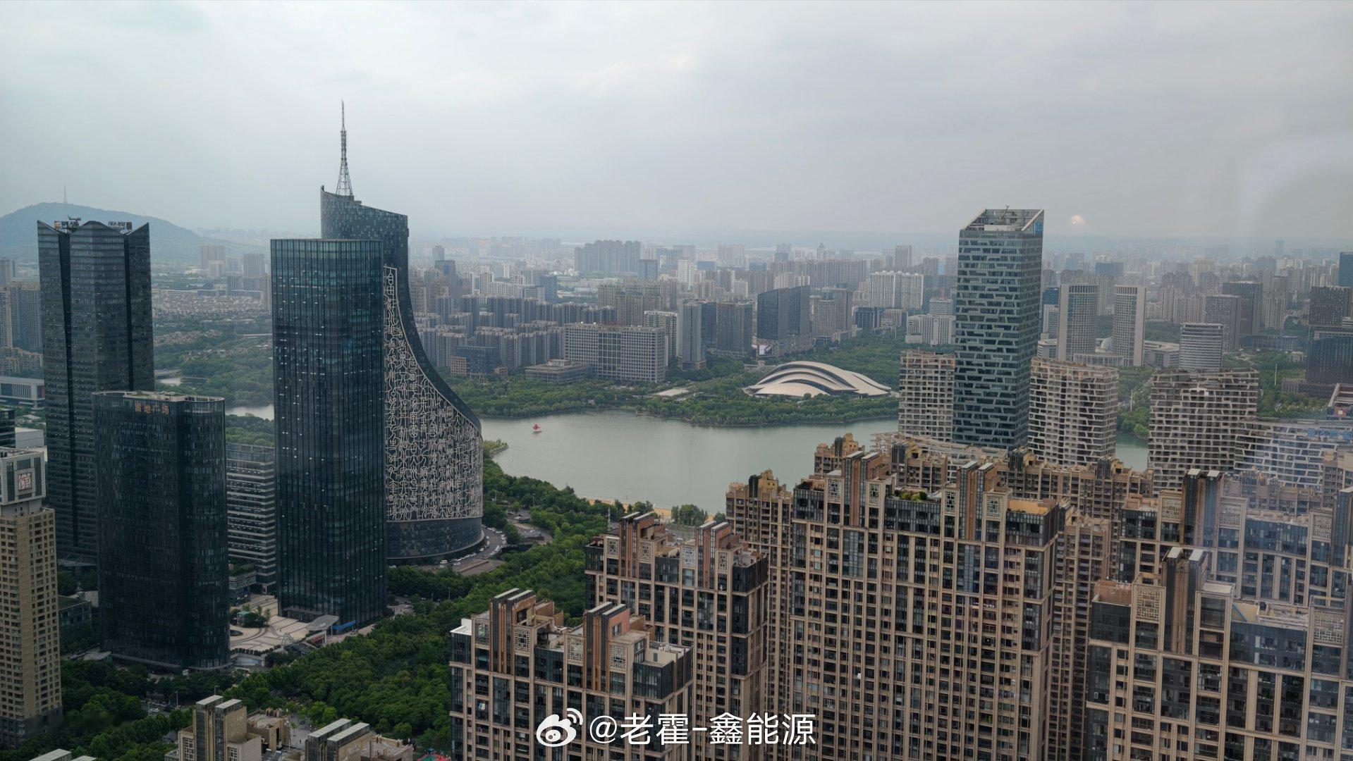 房间看出去的景色真好城市摄影 合肥