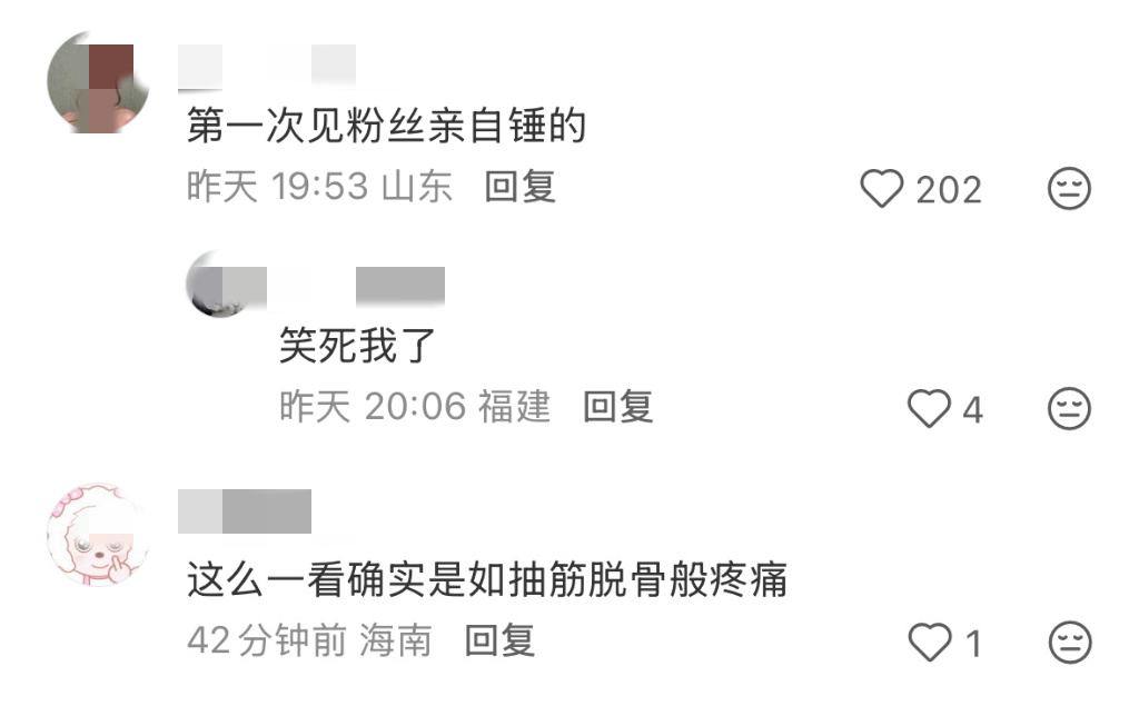 我笑得好崩溃 整容就算了 还是“第一次见粉丝亲自锤的” 