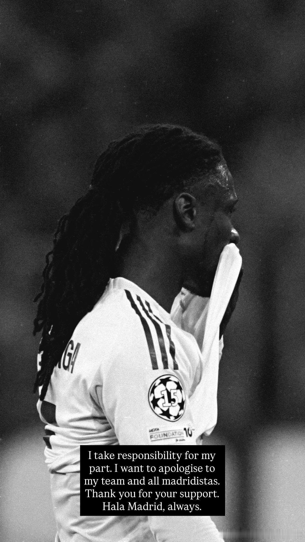 卡马文加：我为自己的那部分责任承担。我想向我的队友和所有美凌格们表示歉意。感谢你