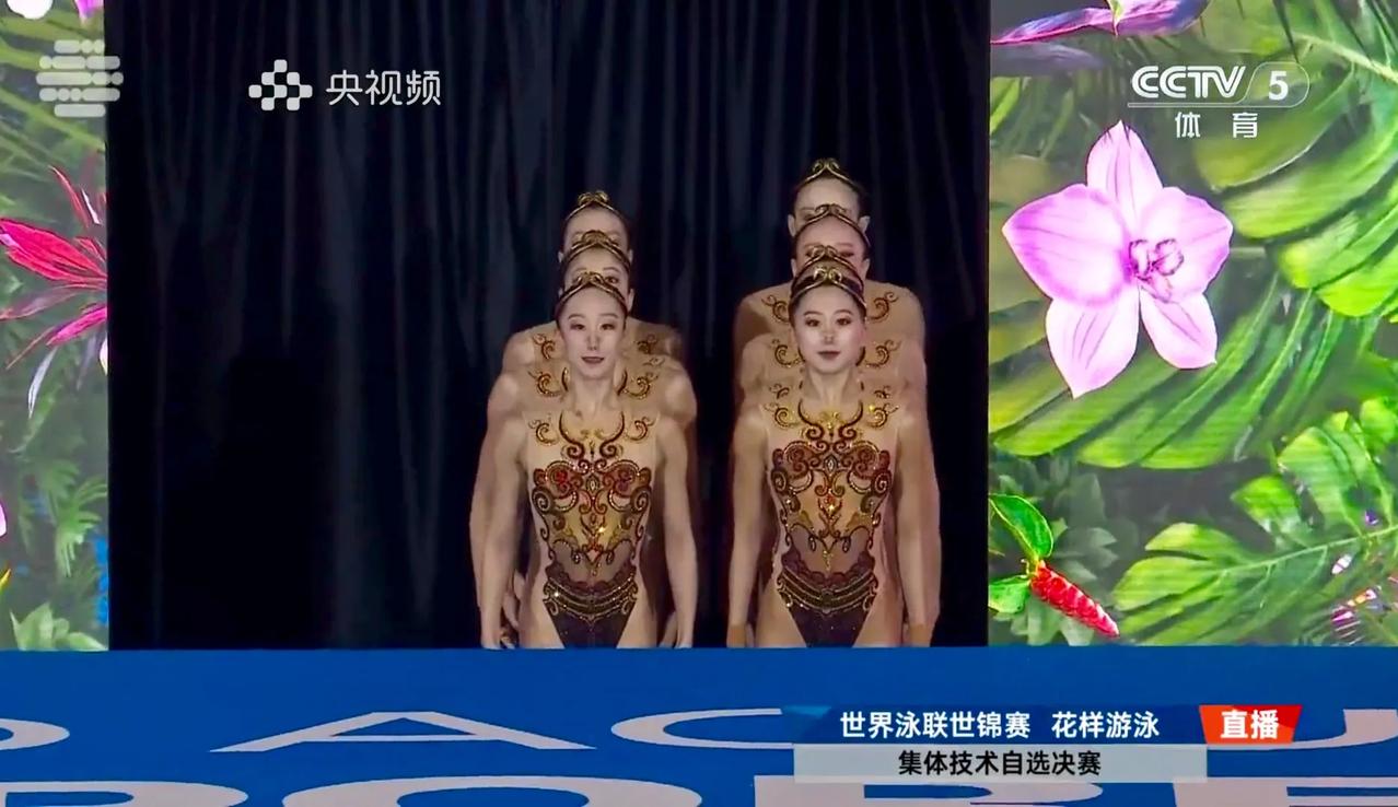 惊艳！“独坐莲台”“猴王出世”“大闹天宫”“筋斗云”……原来中国队是这样在水中表