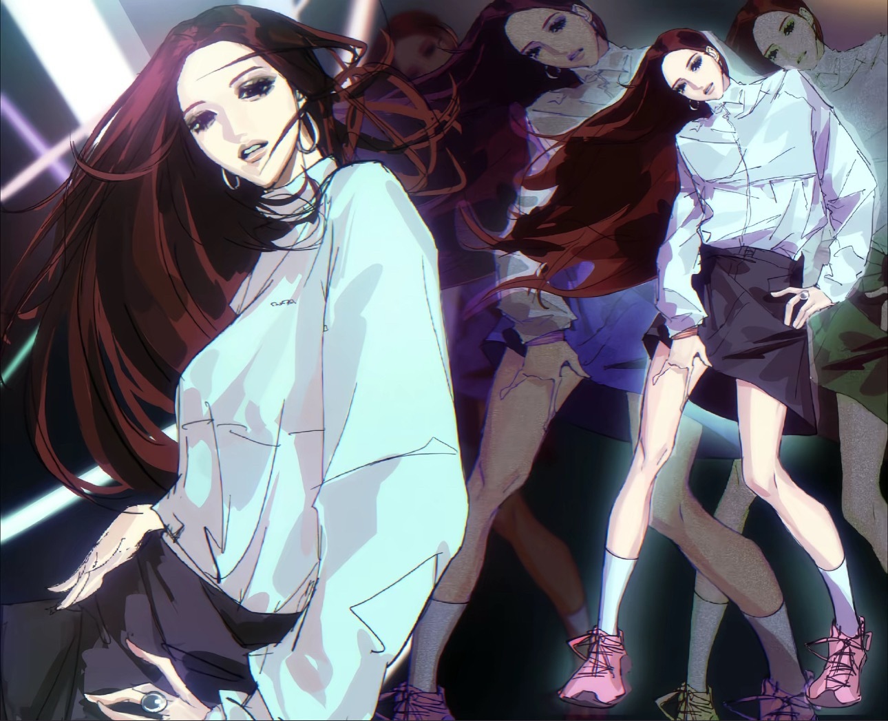 我女神又更新一张金智秀Salomon饭绘....净化我今天浮躁的心 