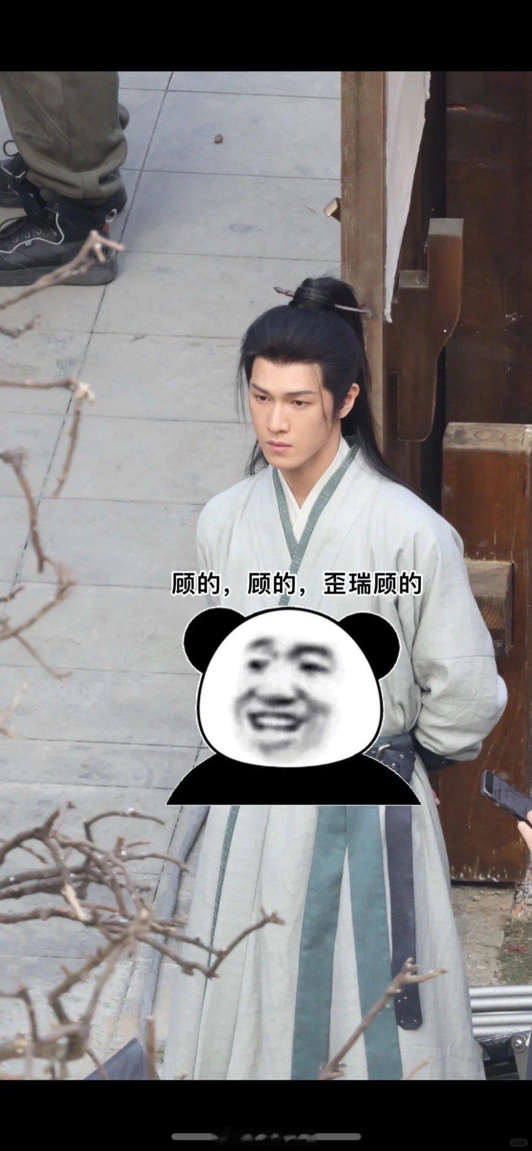 李昀锐《楚乔传2冰湖重生》今日路透来了，是妆容的原因吗，看上去有些憔悴  