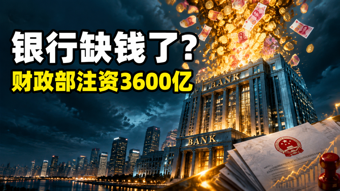 【3600亿增资金融央企，战略思维转守为攻！】本轮给银行补充资本延续了2025年