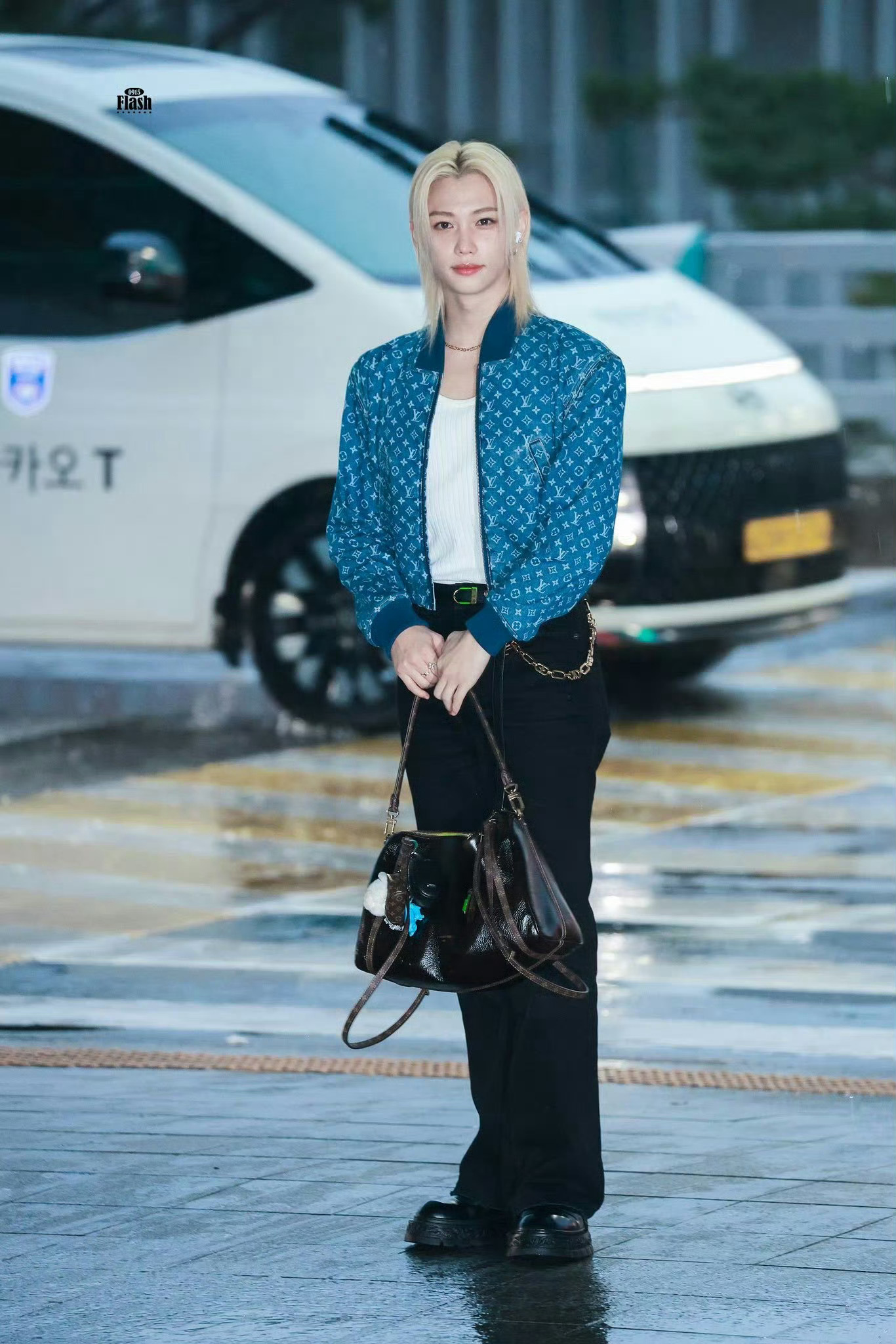 巴黎时装周 ​​Louis Vuitton 2026春夏大秀李龙馥机场出发 📷