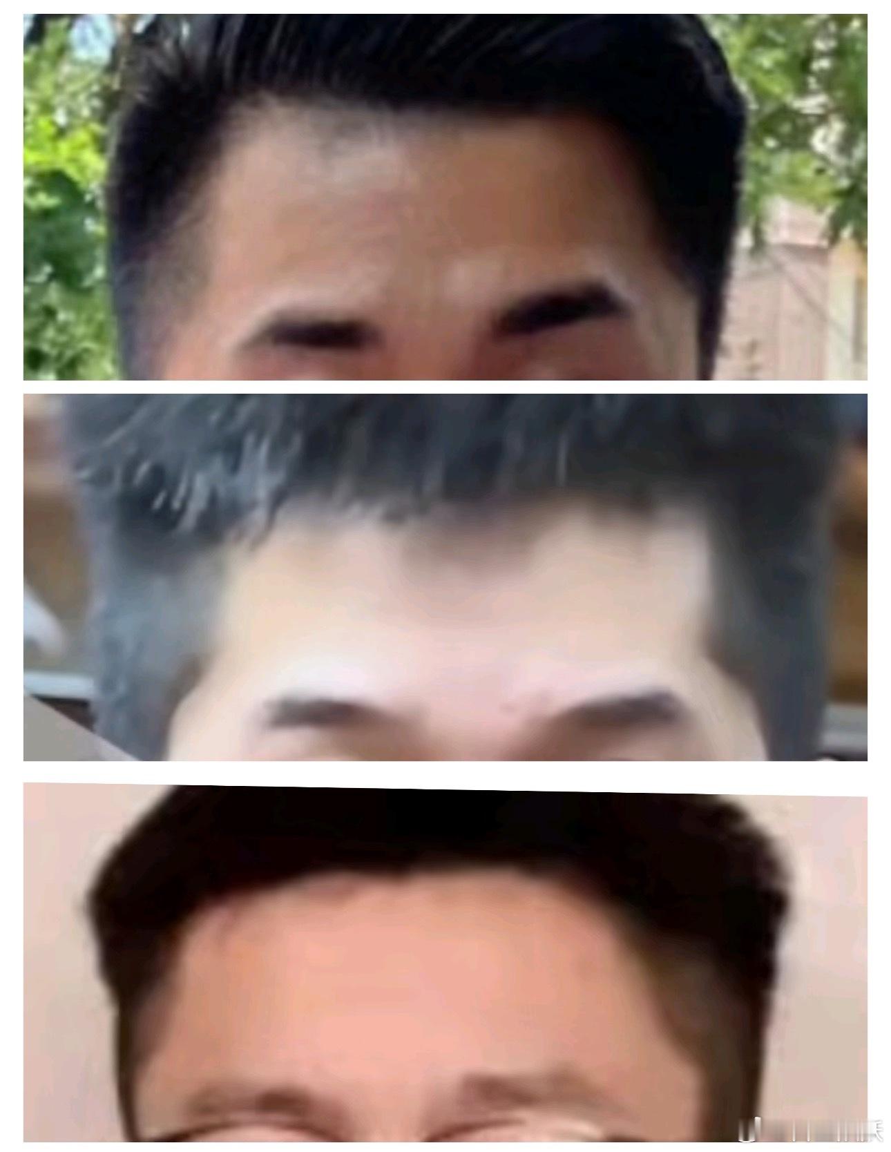 选老公先看额头！聪明人额头鼓鼓，中年运衰的，往往额头凹陷，类似图二，缺财且贵人运