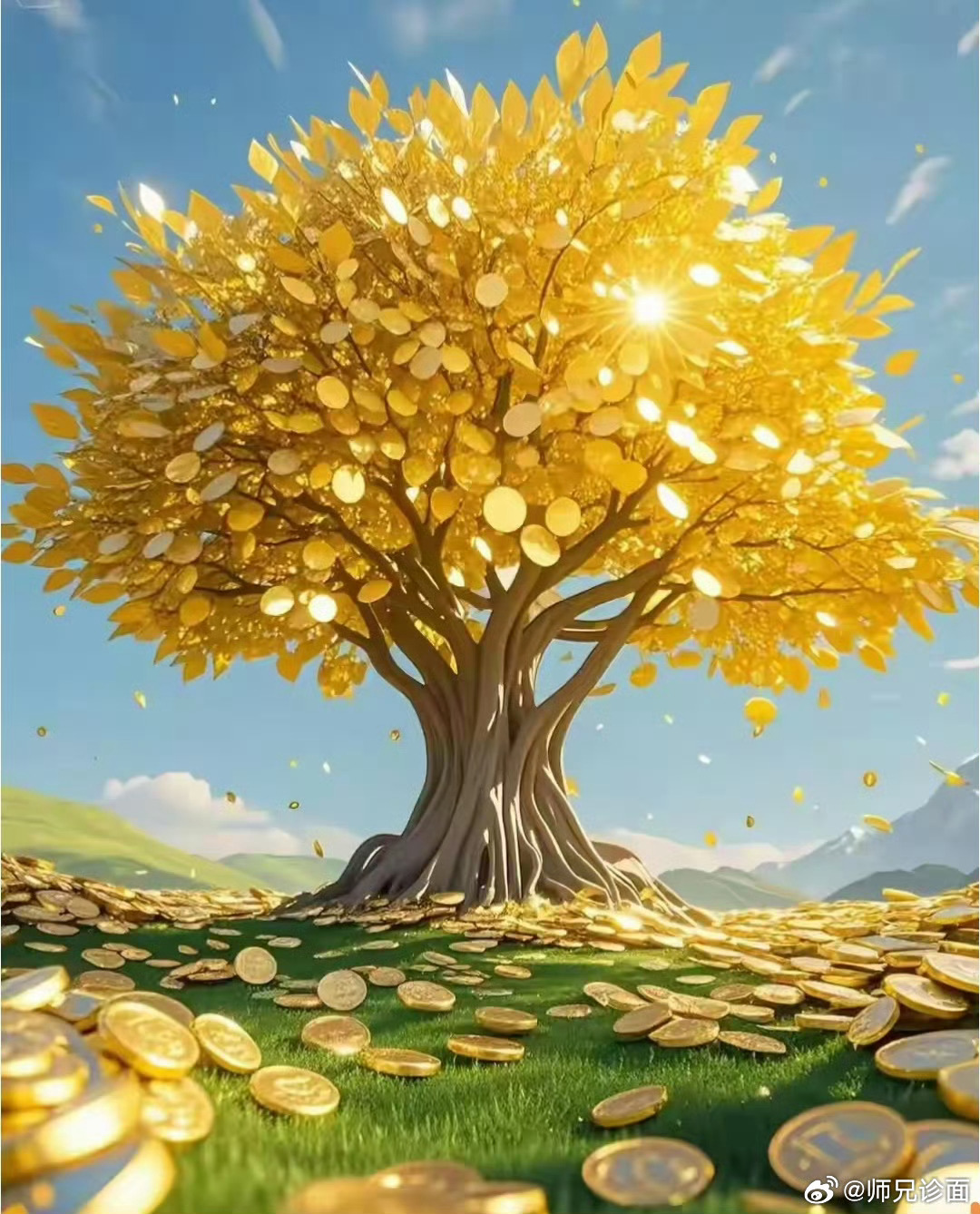 这是一颗发财树，点一点会掉金币的。点赞获金币，26年财运亨通。 