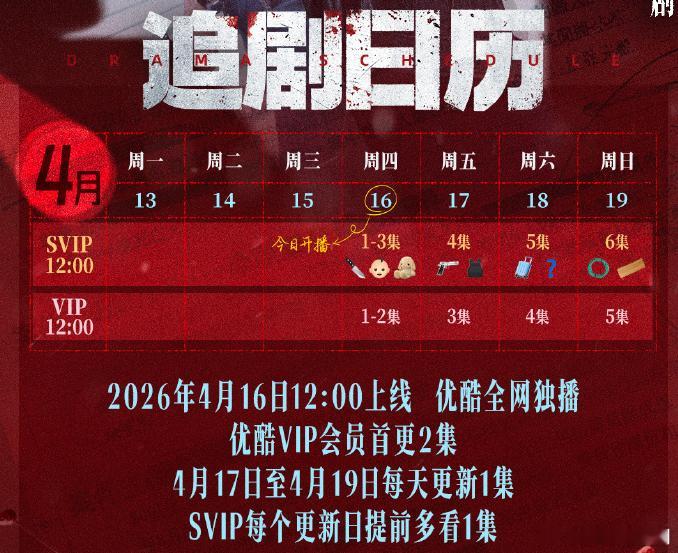 《重案解密》首周追剧日历新鲜出炉.苗侨伟、岑丽香领衔主演的12集探案剧《重案解密