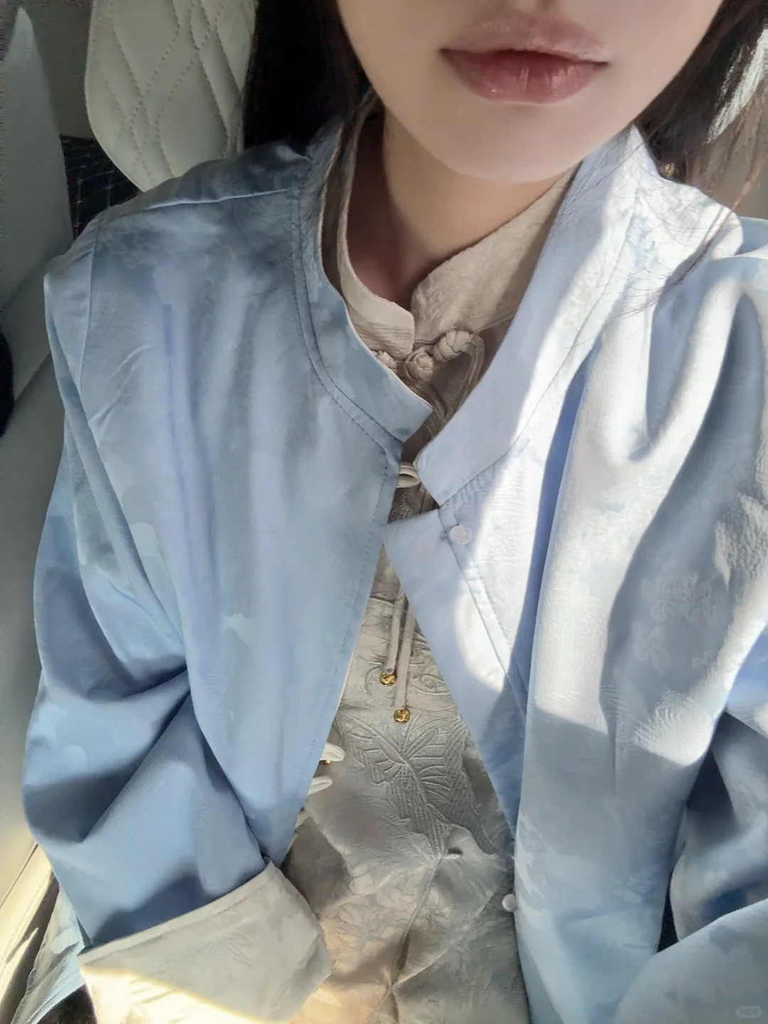 不愧是新中式｜蓝色 温柔气质的感觉～